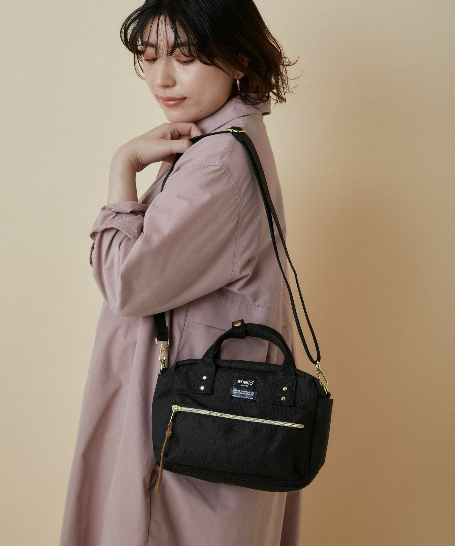 anello ショルダーバッグ 多収納 2WAY A5 POST AT-C1223