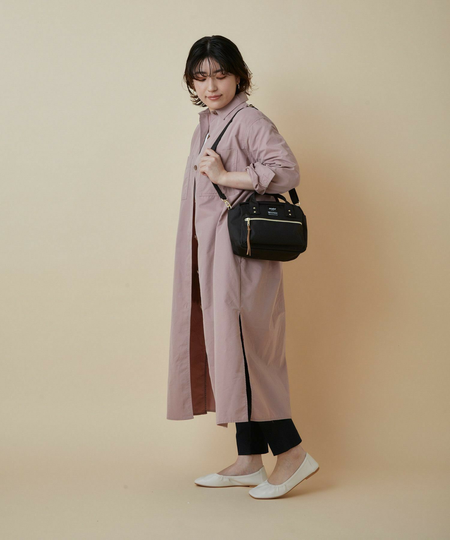 anello ショルダーバッグ 多収納 2WAY A5 POST AT-C1223