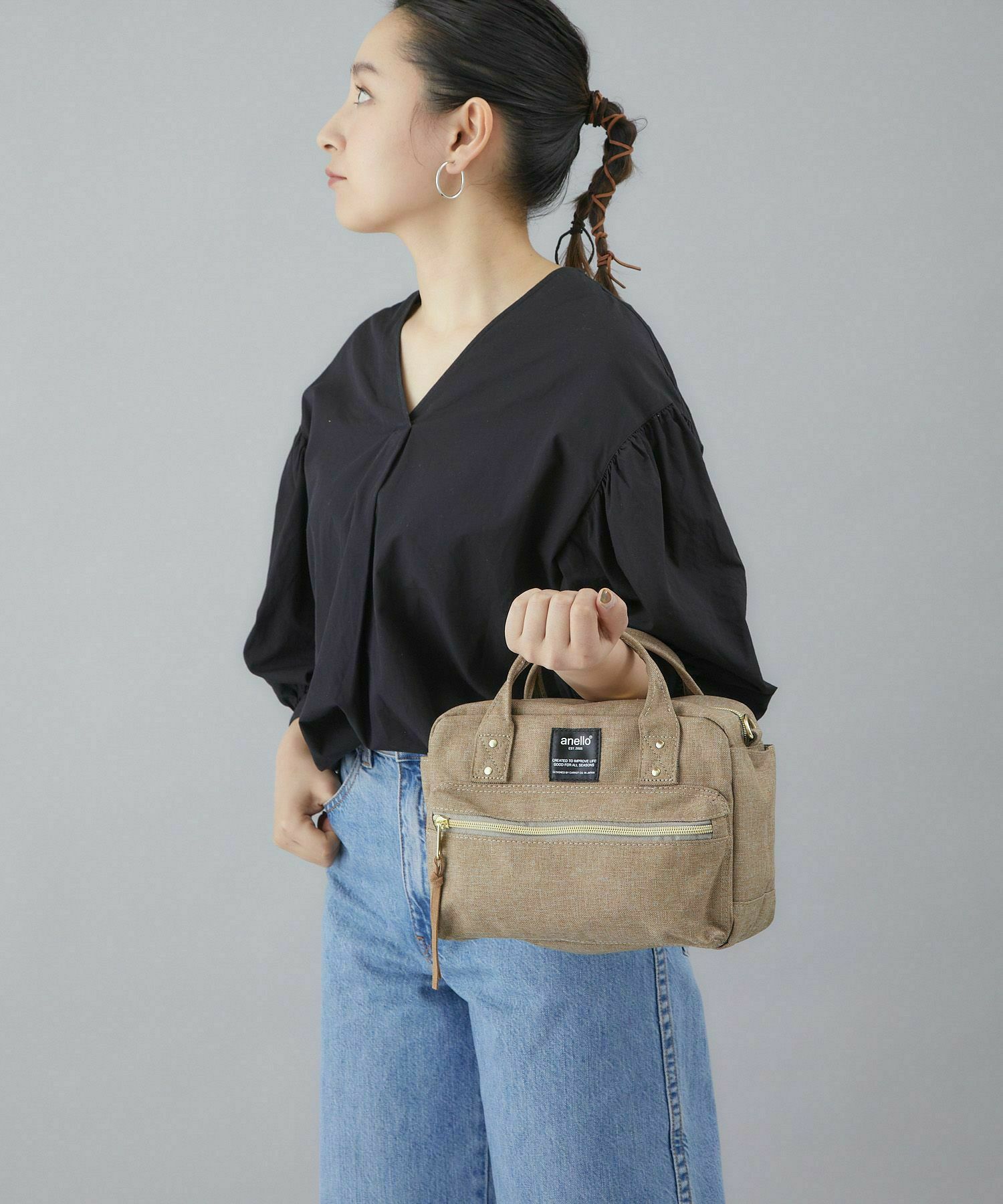 anello ショルダーバッグ 多収納 2WAY A5 POST AT-C1223