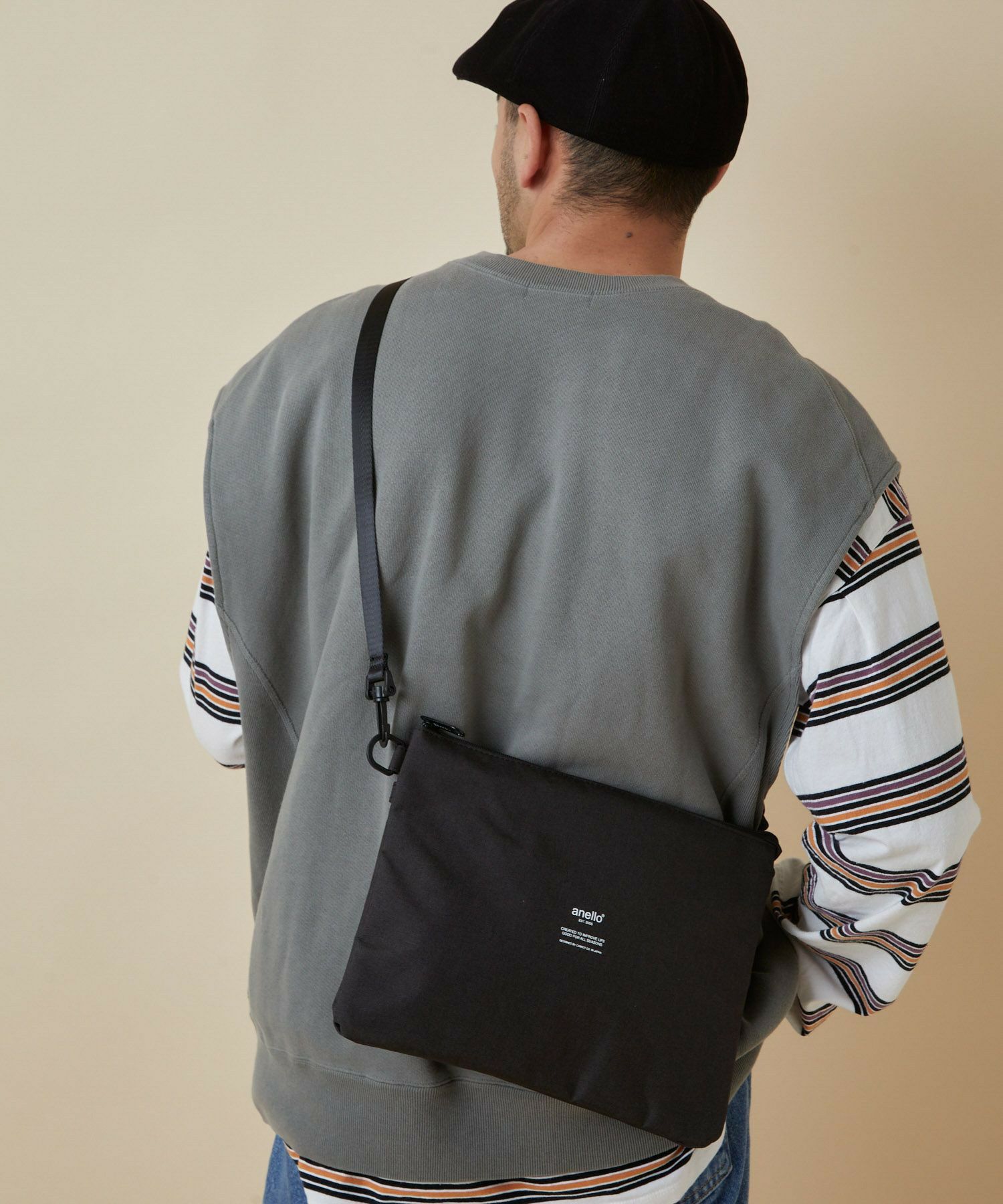 anello ショルダーバッグ 多収納 A4 THE DAY AT-B1715