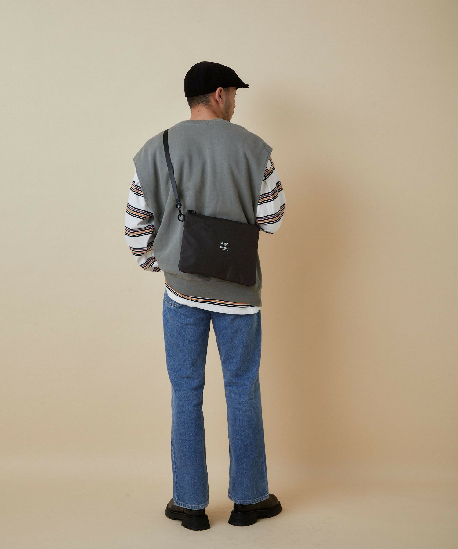 anello ショルダーバッグ 多収納 A4 THE DAY AT-B1715