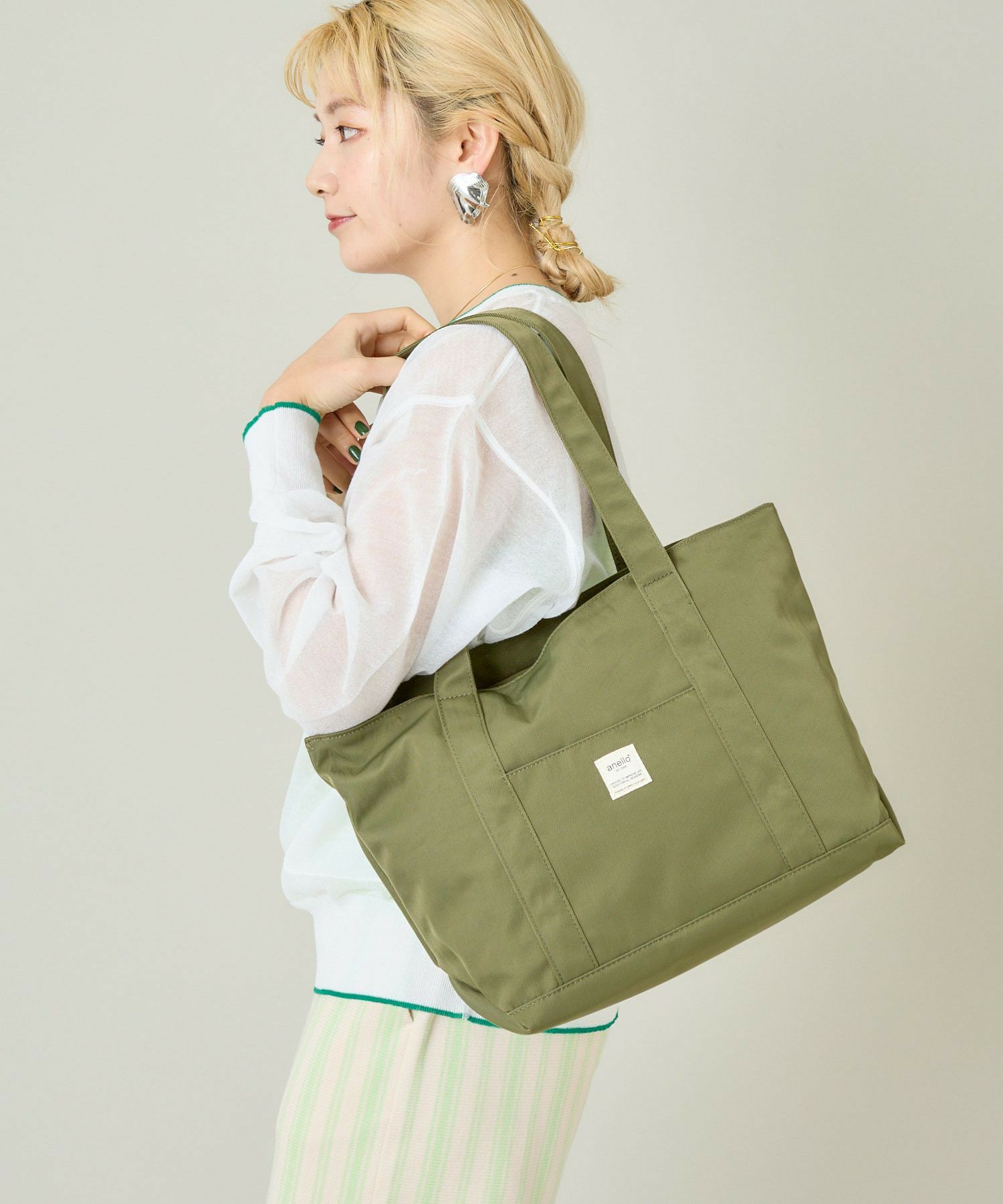 anello トートバッグ 撥水 多収納 A4 SPLASH AT-B2022