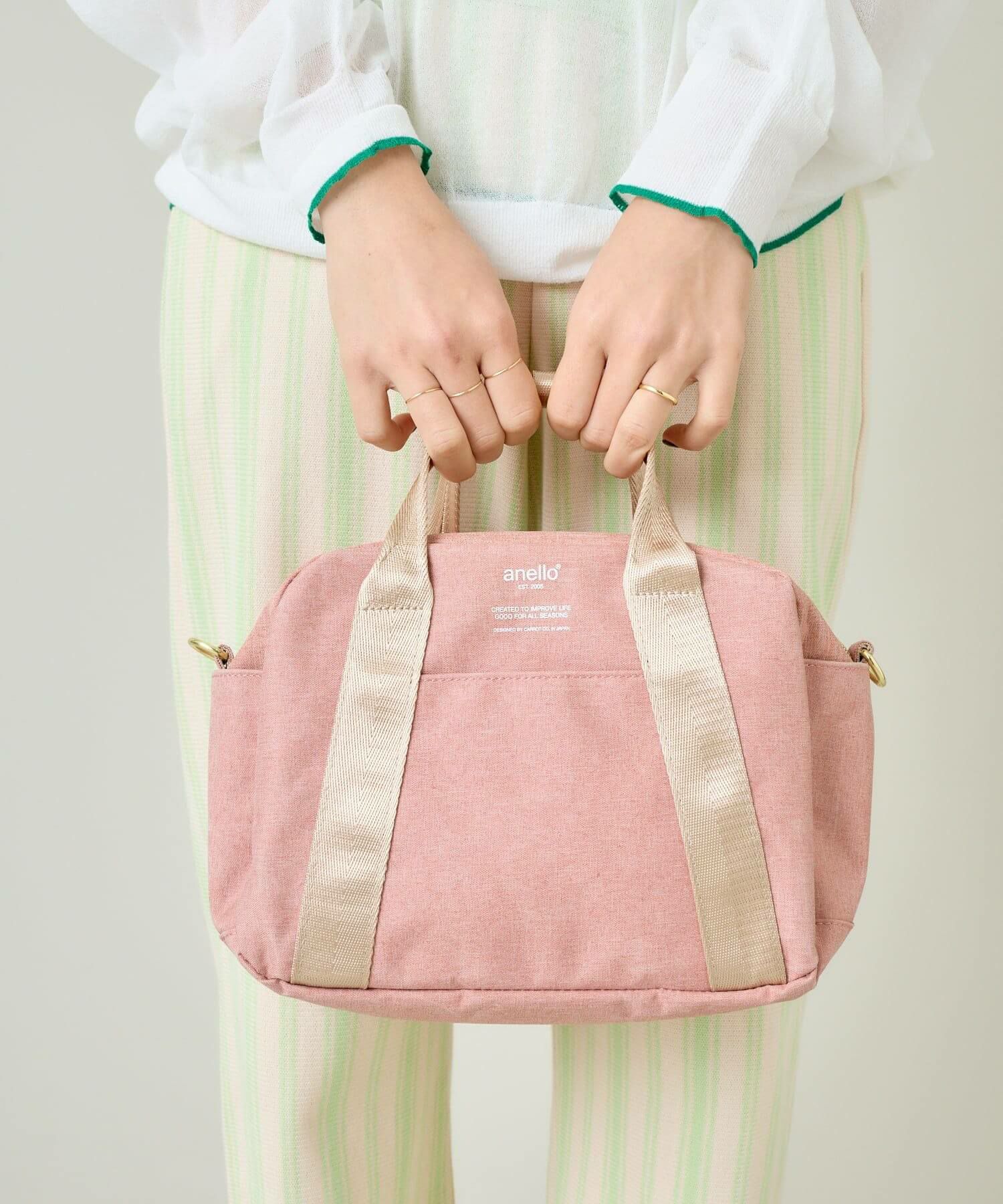 anello ショルダーバッグ 多収納 2WAY mini(B5以下) CHUBBY AT-C1835