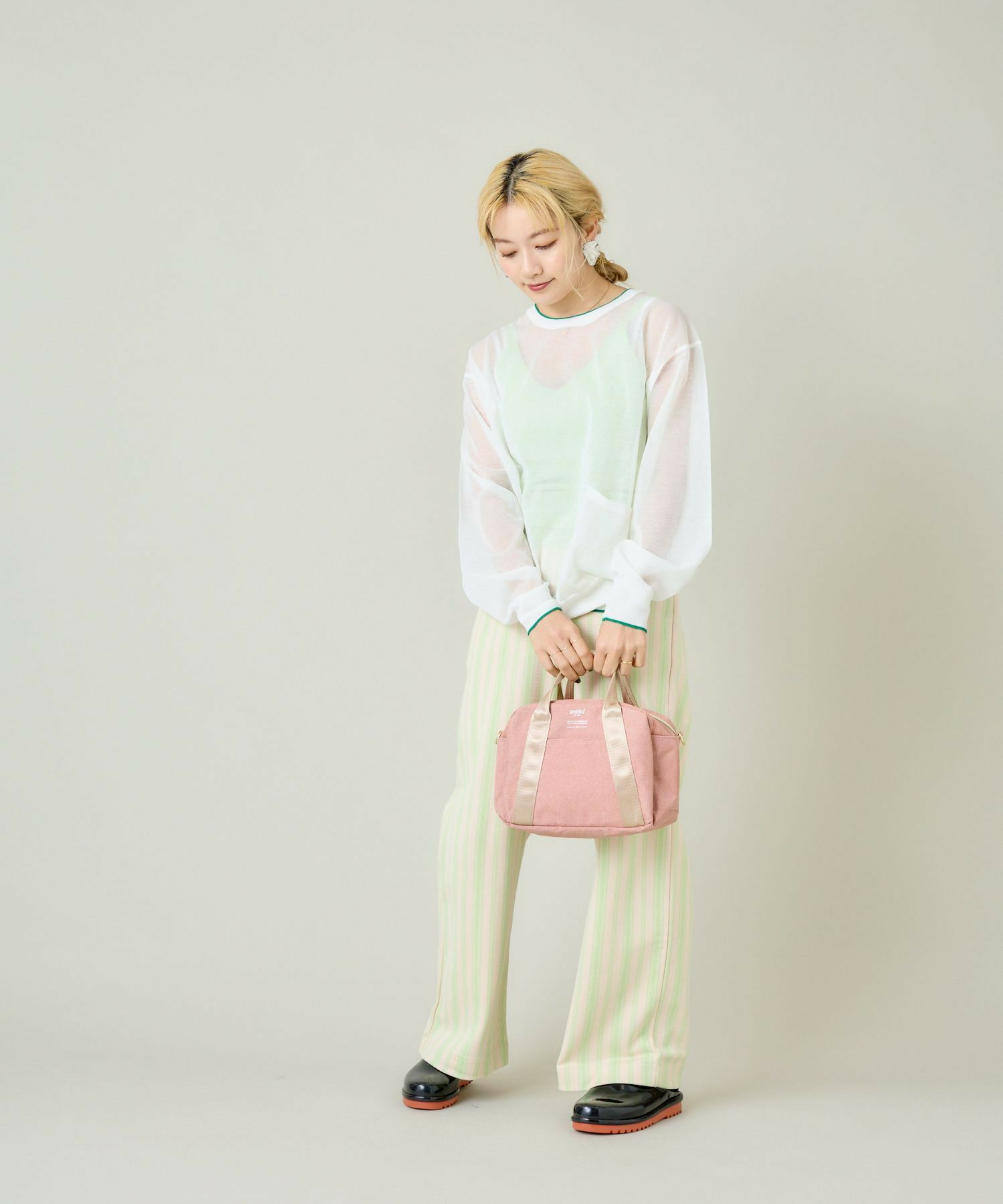 anello ショルダーバッグ 多収納 2WAY mini(B5以下) CHUBBY AT-C1835