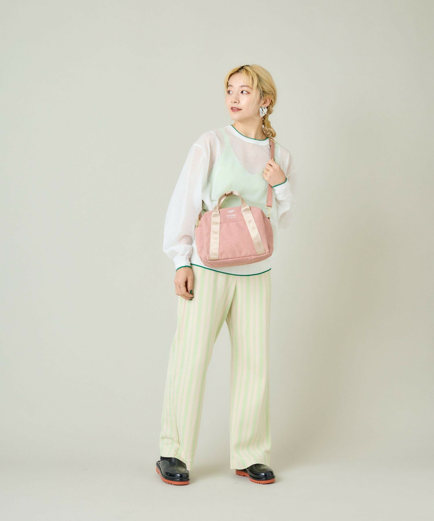 anello ショルダーバッグ 多収納 2WAY mini(B5以下) CHUBBY AT-C1835