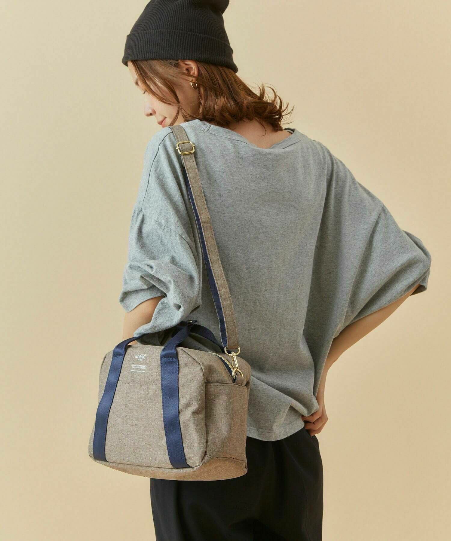 anello ショルダーバッグ 多収納 2WAY mini(B5以下) CHUBBY AT-C1835