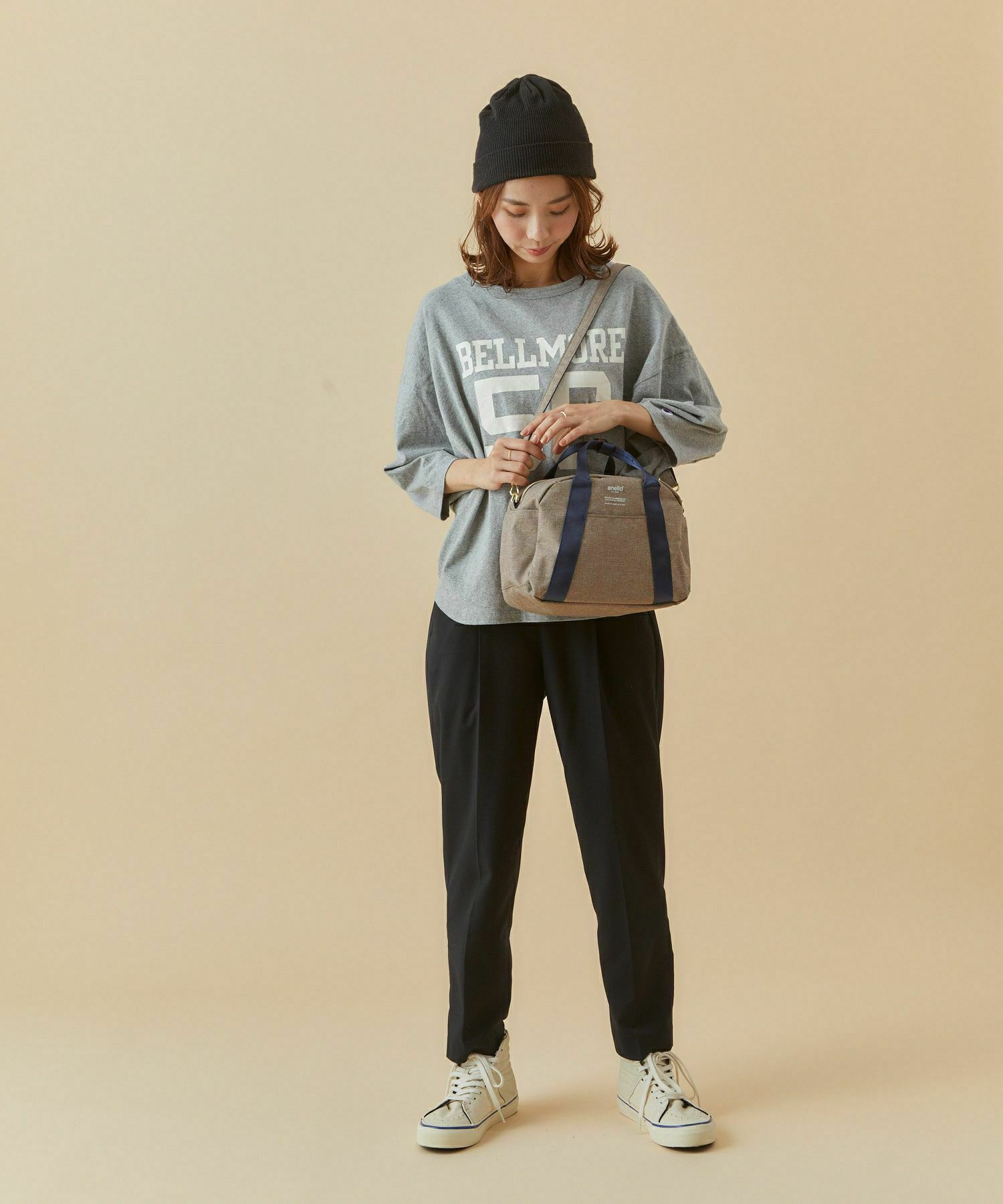 anello ショルダーバッグ 多収納 2WAY mini(B5以下) CHUBBY AT-C1835