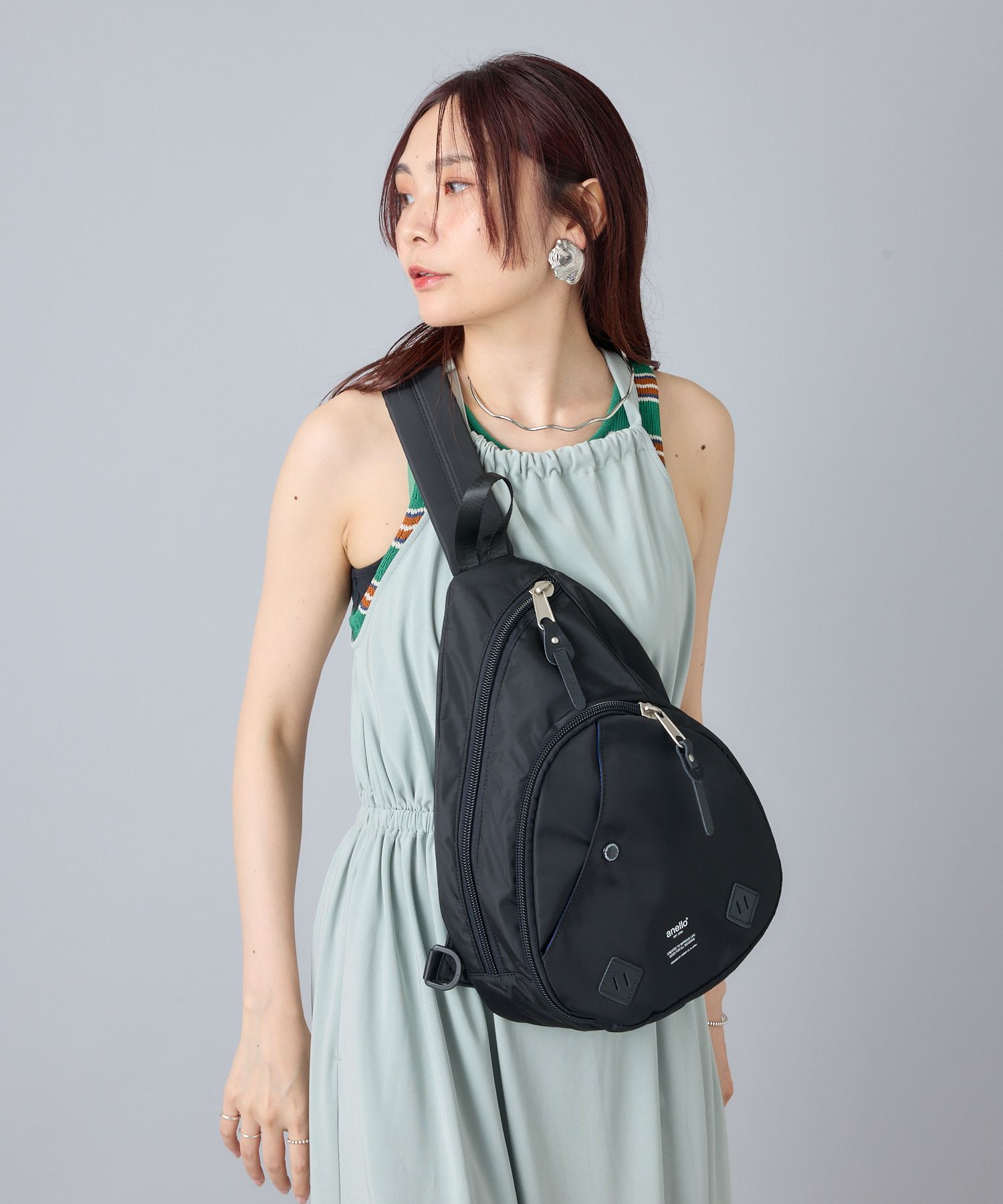 anello ボディバッグ ウエストポーチ 多収納 A5 URBAN O.D AT-S0231