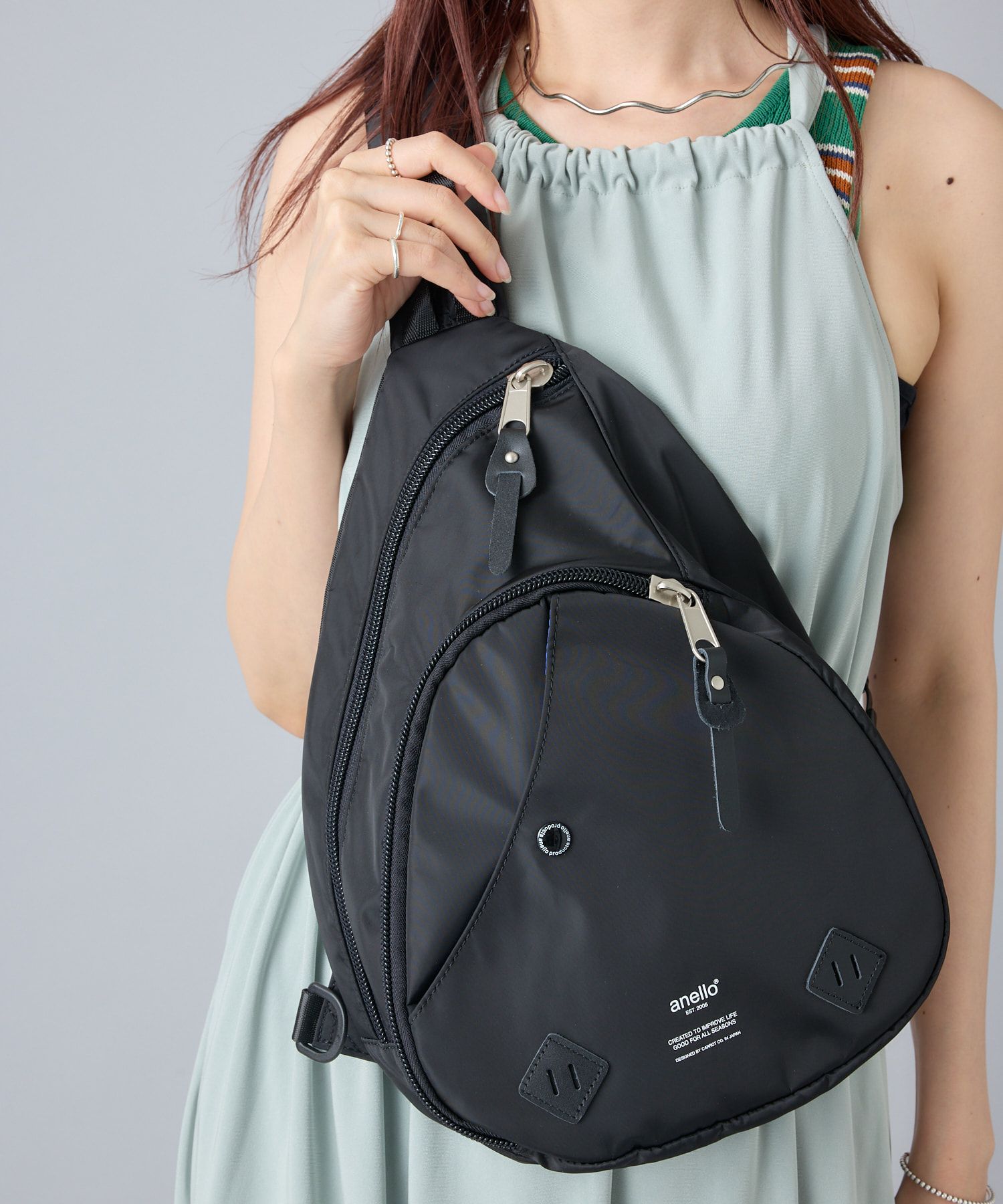 anello ボディバッグ ウエストポーチ 多収納 A5 URBAN O.D AT-S0231