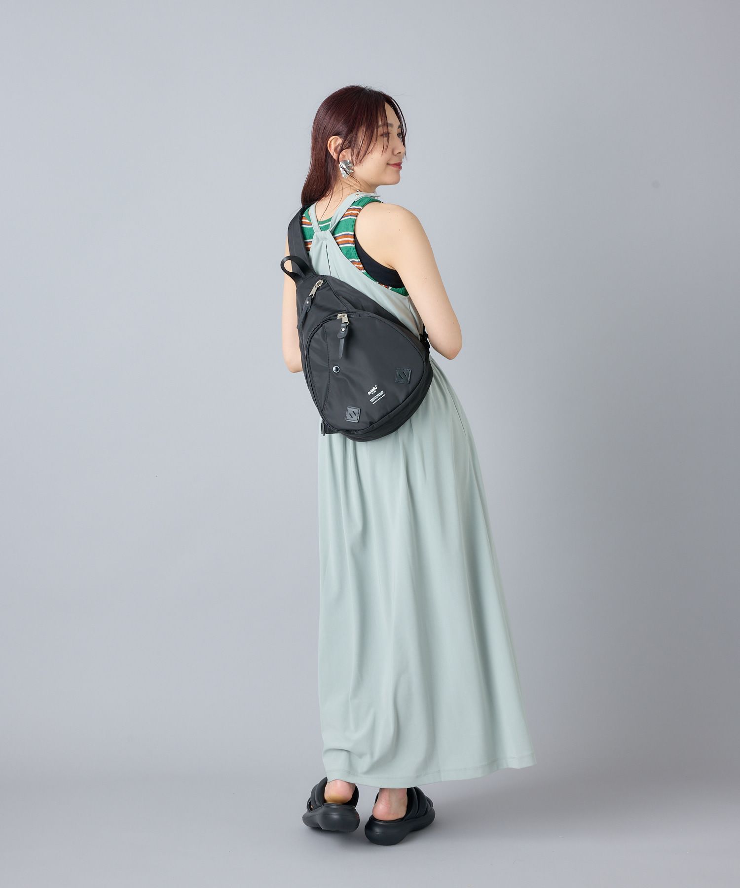 anello ボディバッグ ウエストポーチ 多収納 A5 URBAN O.D AT-S0231