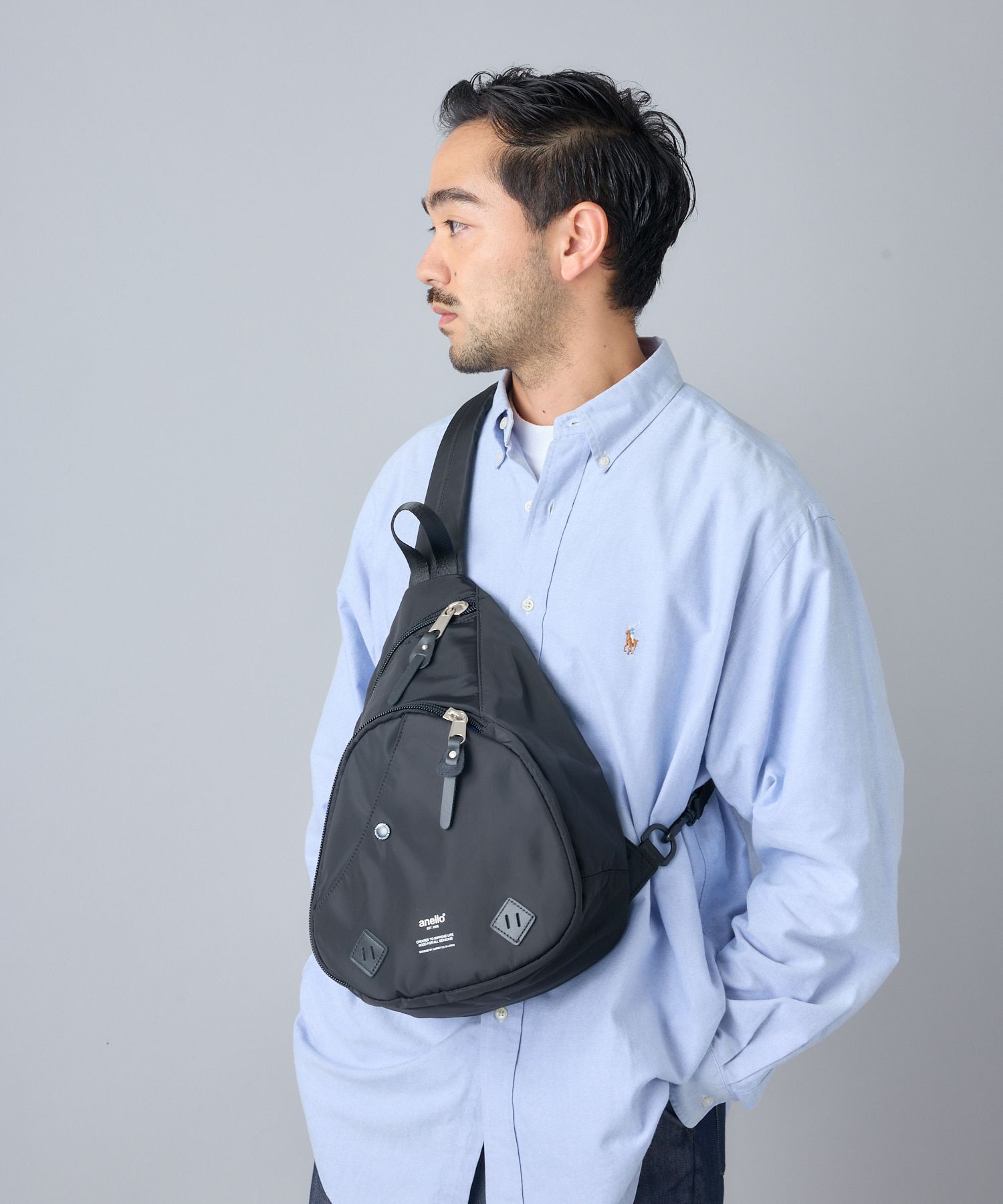 anello ボディバッグ ウエストポーチ 多収納 A5 URBAN O.D AT-S0231