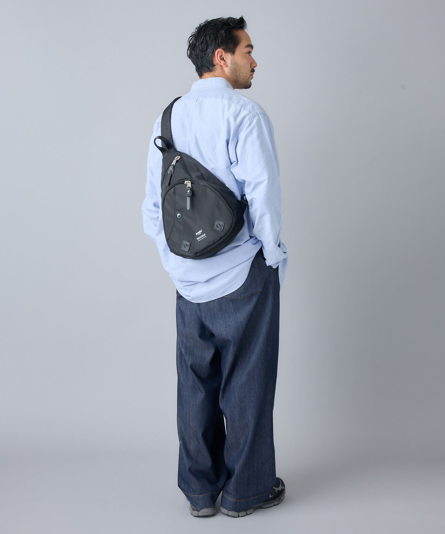 anello ボディバッグ ウエストポーチ 多収納 A5 URBAN O.D AT-S0231