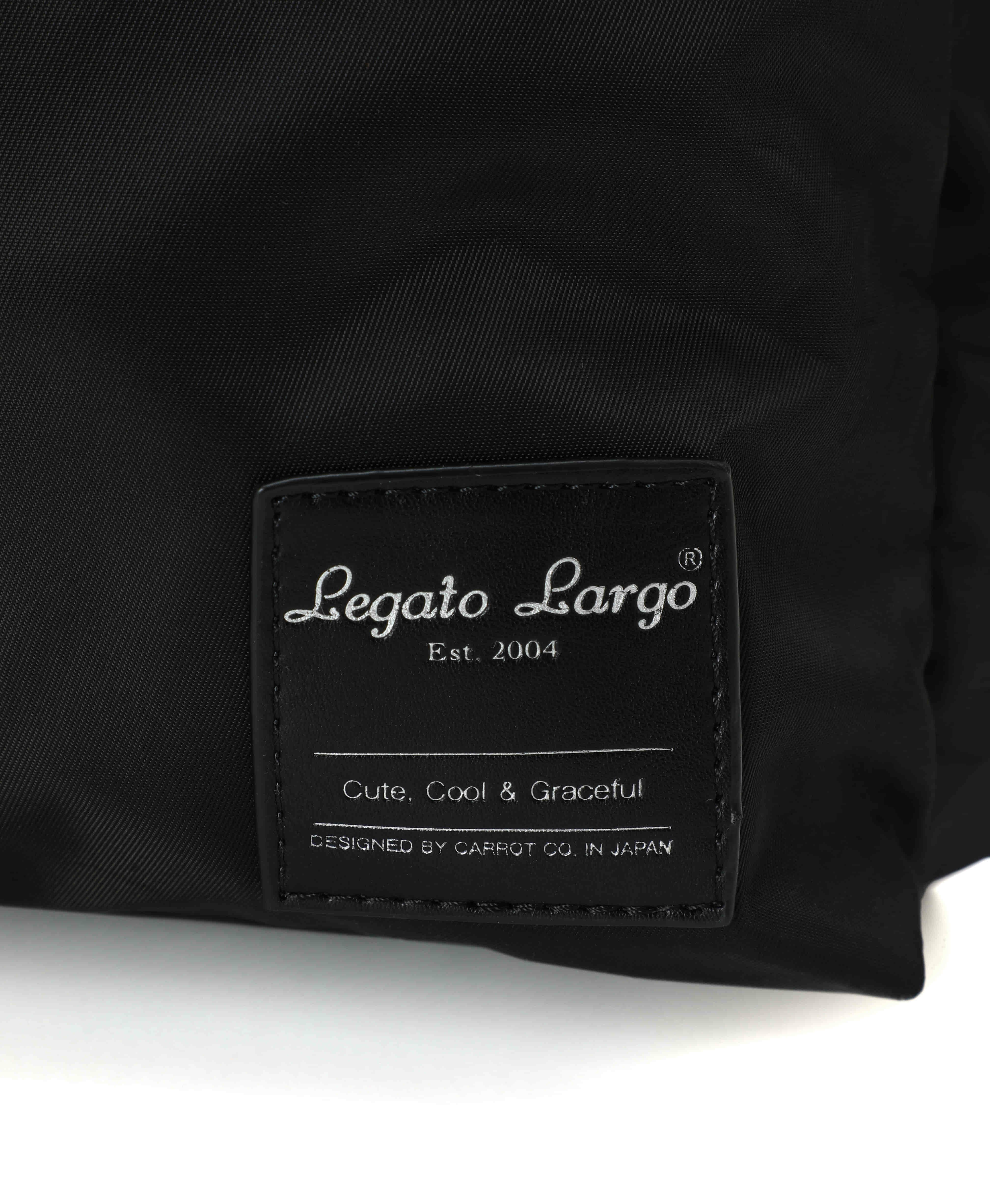 Legato Largo リュック バックパック 撥水 多収納 A4 撥水光沢ナイロン調ポリツイル LH-H1672