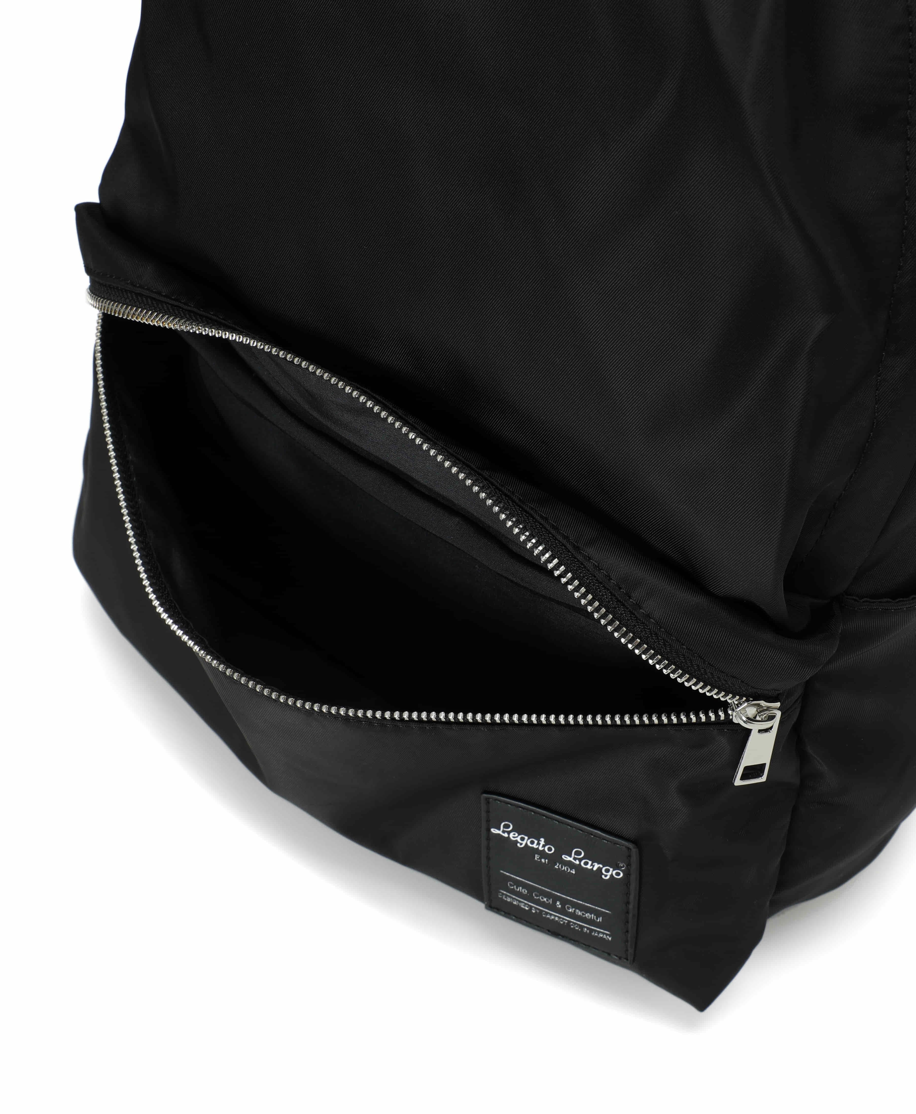 Legato Largo リュック バックパック 撥水 多収納 A4 撥水光沢ナイロン調ポリツイル LH-H1672