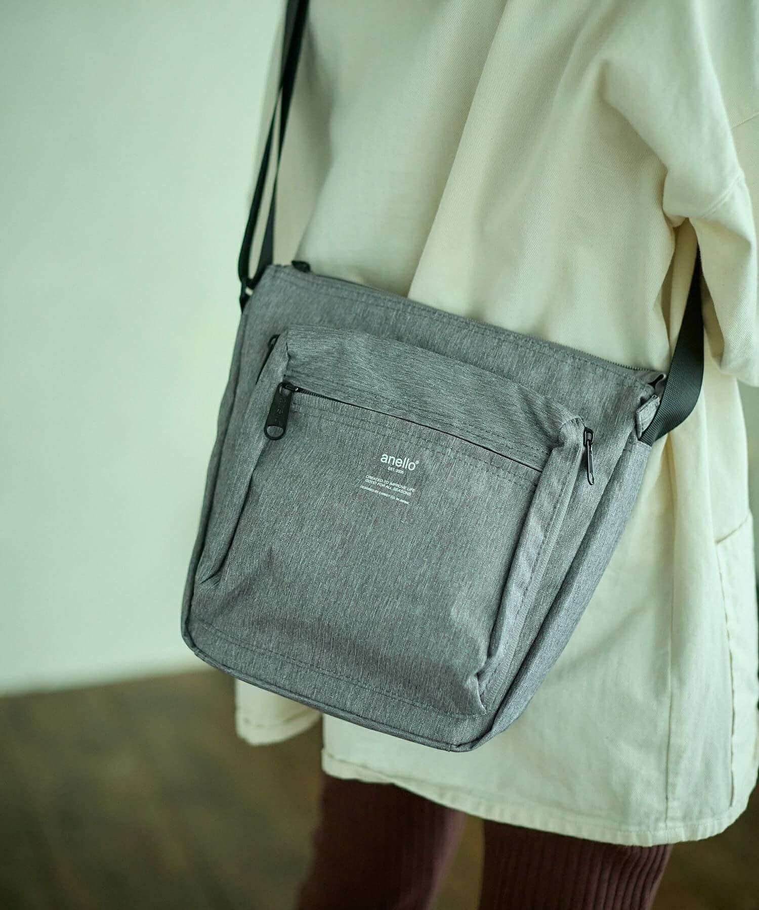 anello ショルダーバッグ 撥水 多収納 A5 TRACK AT-H1812