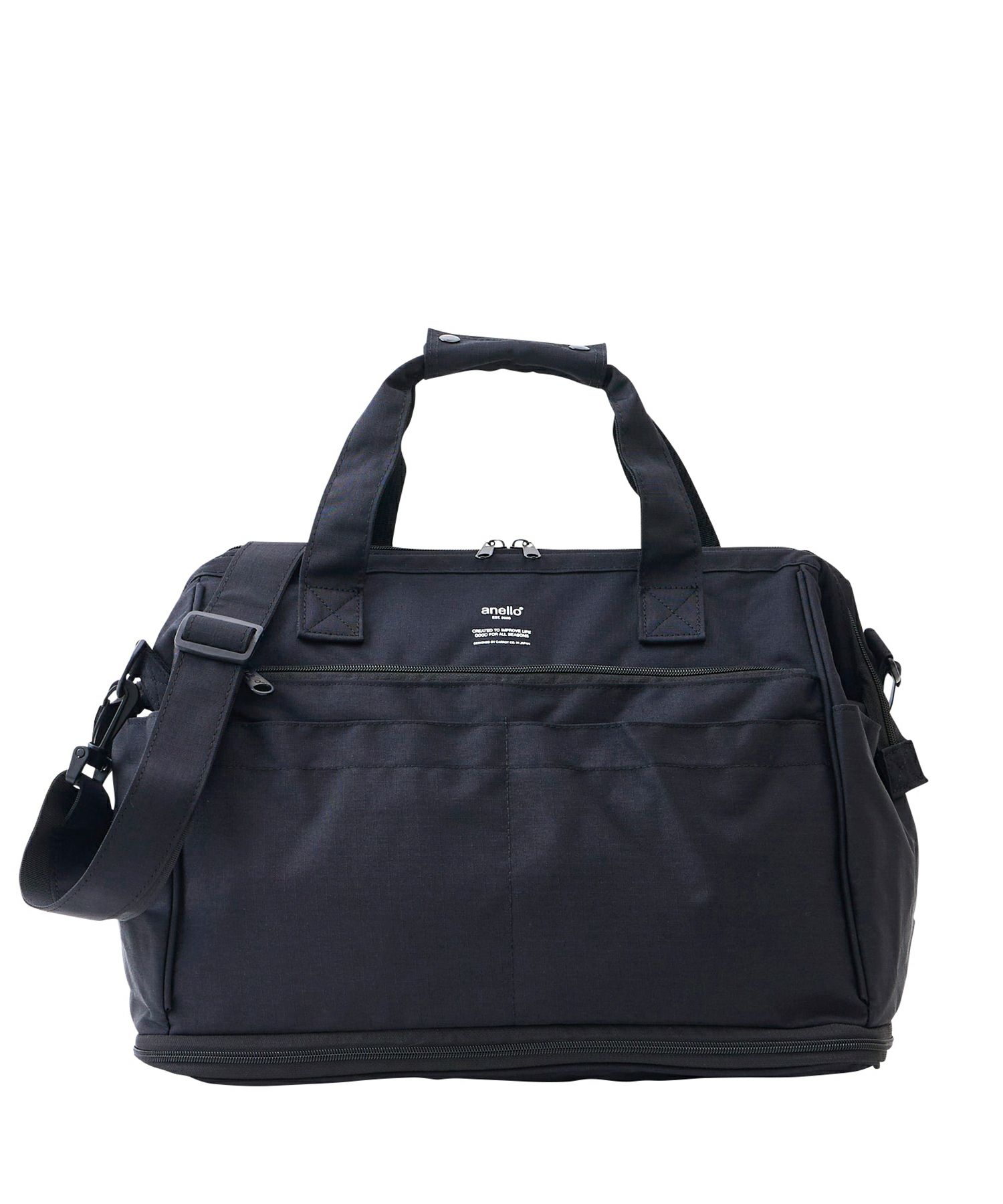 anello ボストンバッグ 撥水 多収納 2WAY 拡張 A4 TRACK AT-C2611