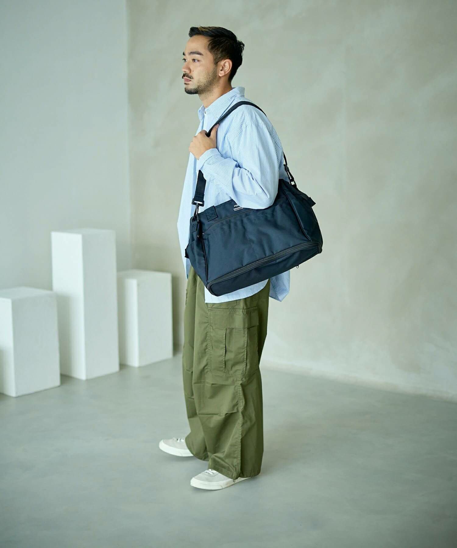 anello ボストンバッグ 撥水 多収納 2WAY 拡張 A4 TRACK AT-C2611