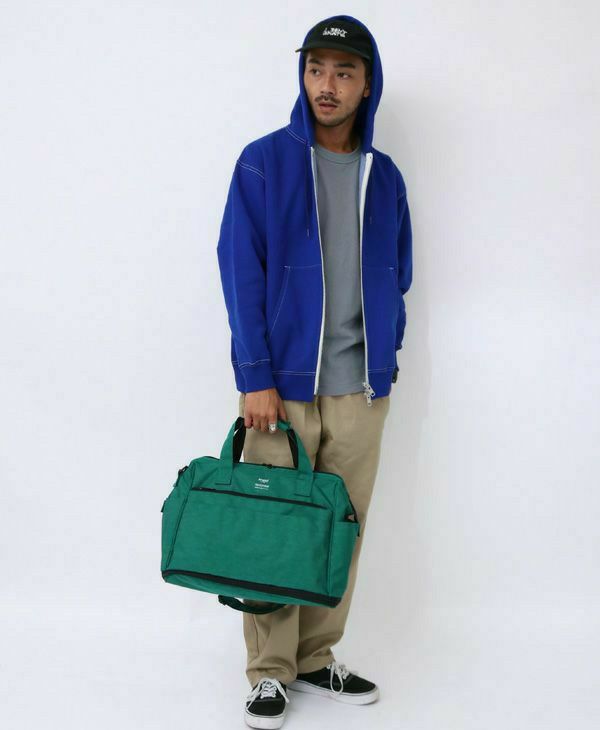 anello ボストンバッグ 撥水 多収納 2WAY 拡張 A4 TRACK AT-C2611