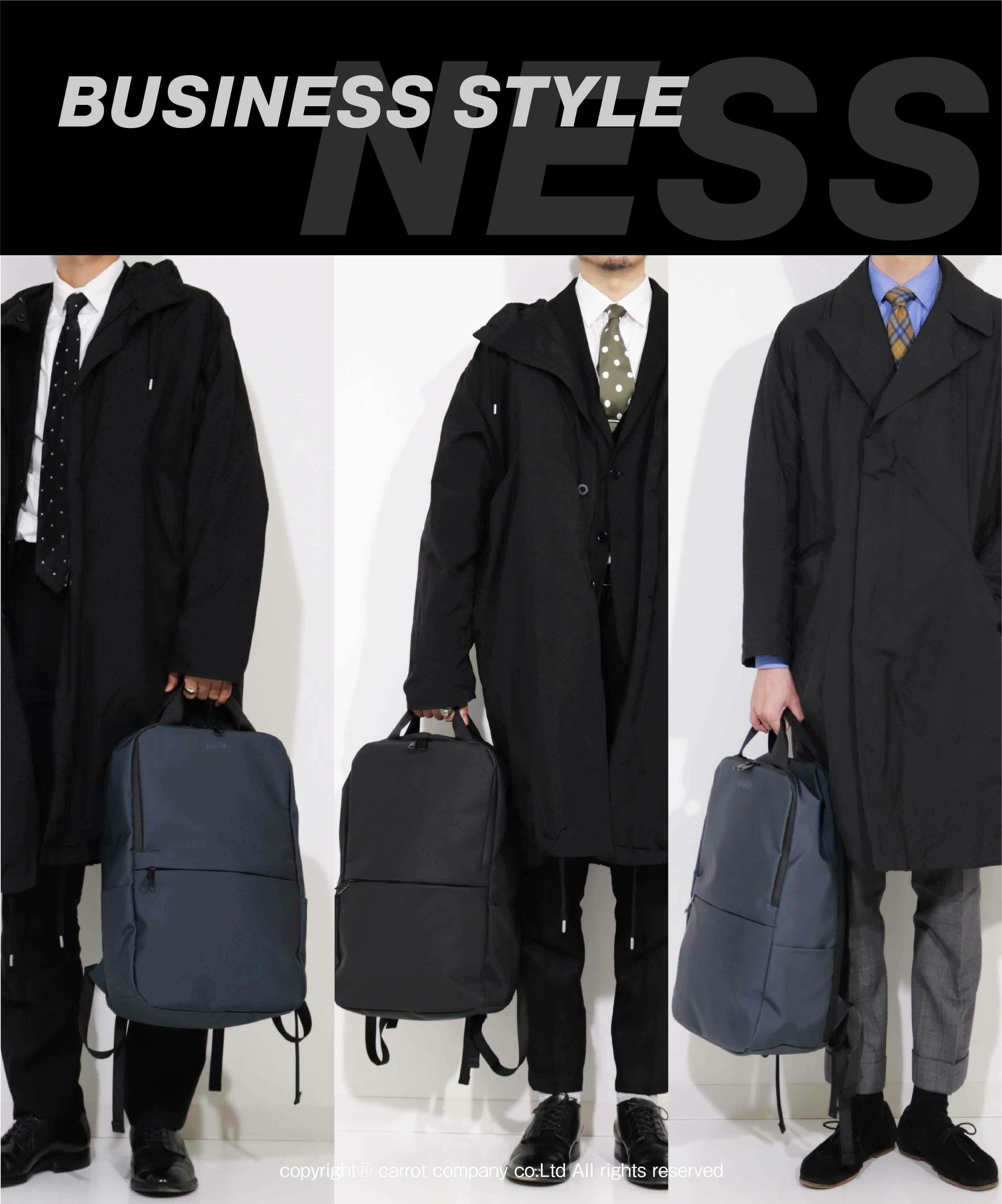 anello リュック バックパック 撥水 多収納 PC収納 A4 NESS AT-C2545