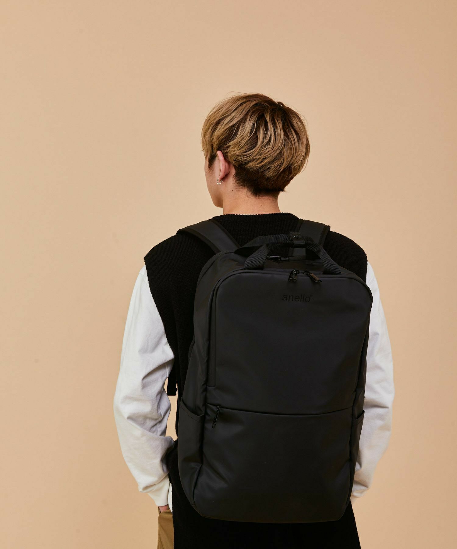 anello リュック バックパック 撥水 多収納 PC収納 A4 NESS AT-C2545