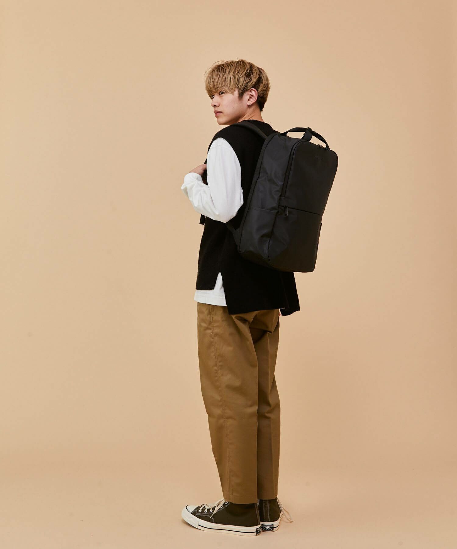 anello リュック バックパック 撥水 多収納 PC収納 A4 NESS AT-C2545