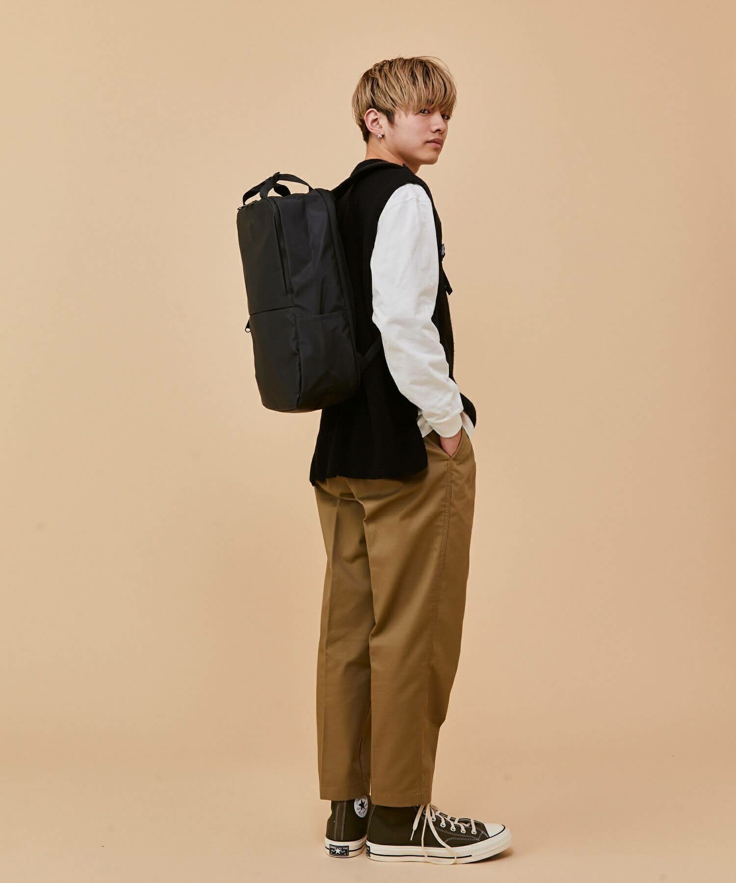 anello リュック バックパック 撥水 多収納 PC収納 A4 NESS AT-C2545