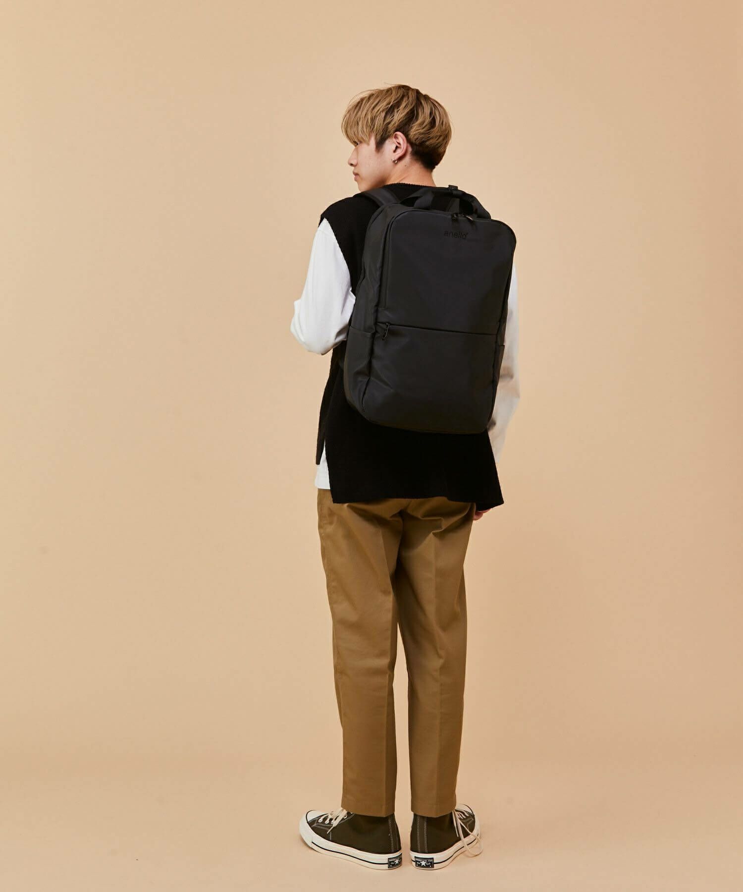 anello リュック バックパック 撥水 多収納 PC収納 A4 NESS AT-C2545