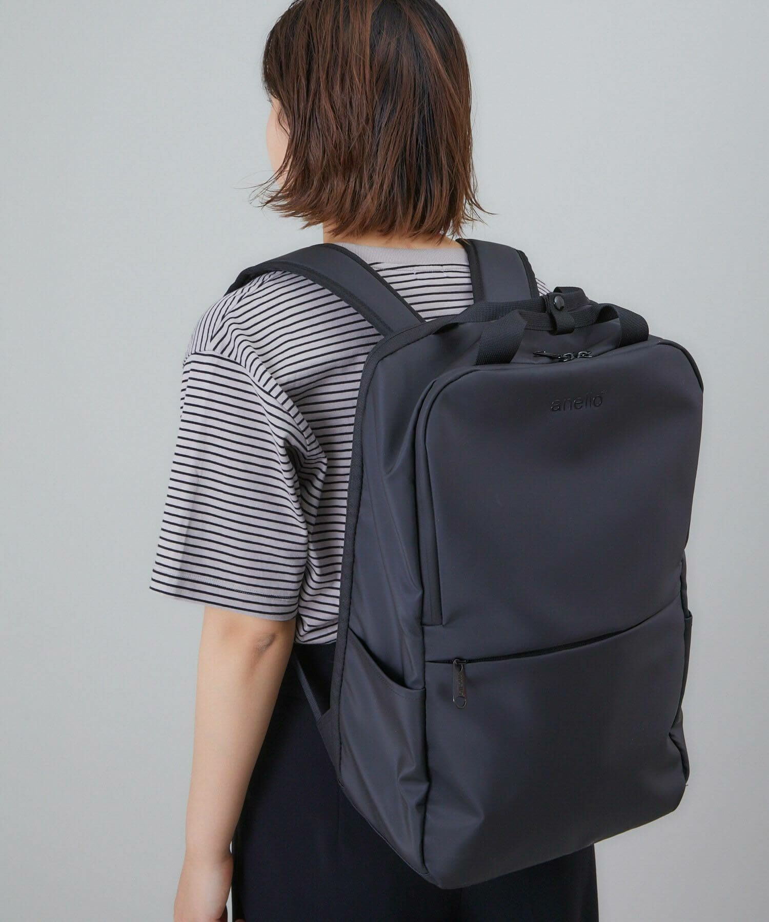 anello リュック バックパック 撥水 多収納 PC収納 A4 NESS AT-C2545