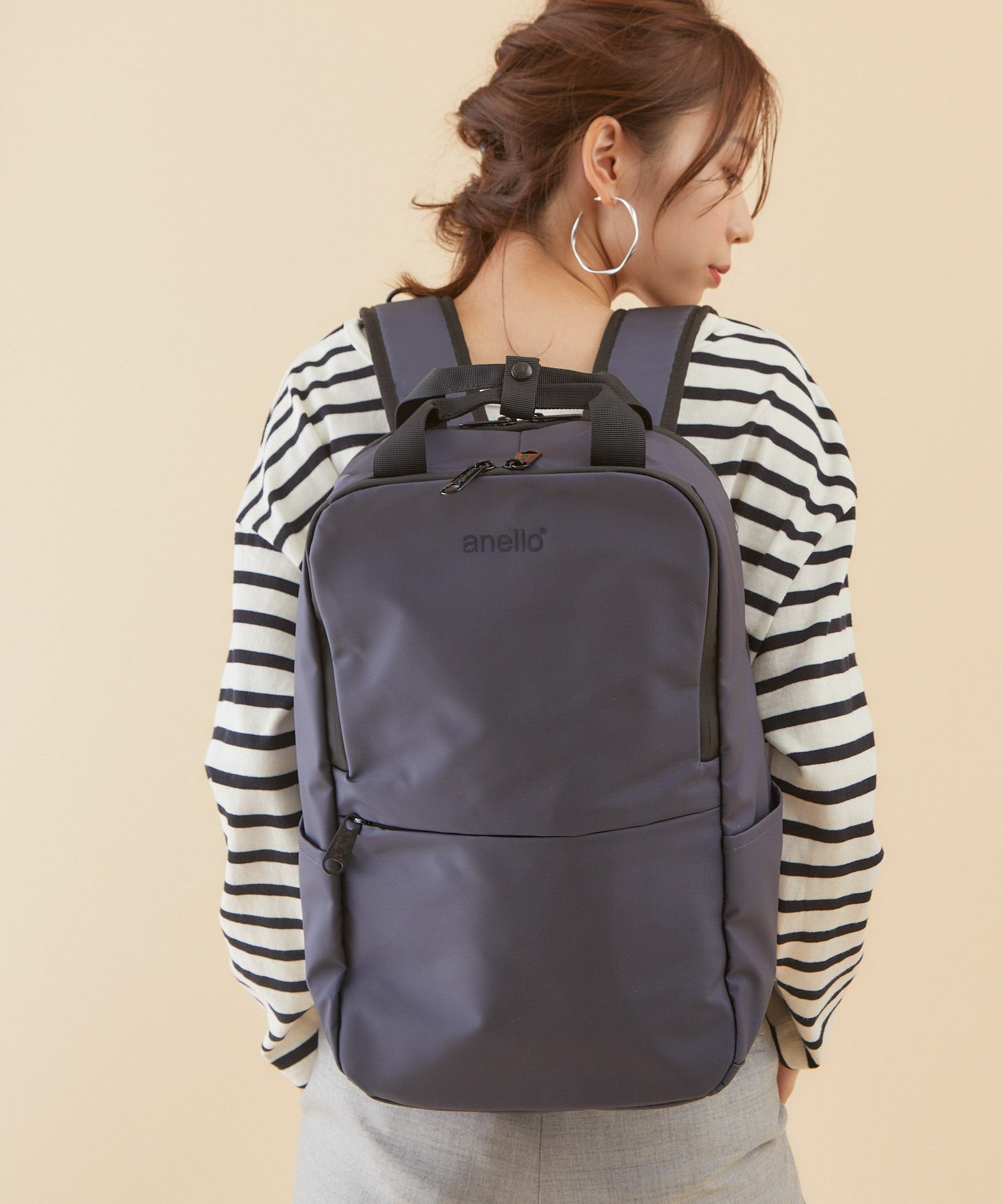 商品詳細 Anello Ness 多機能スクエアリュック Small アネロ 公式通販