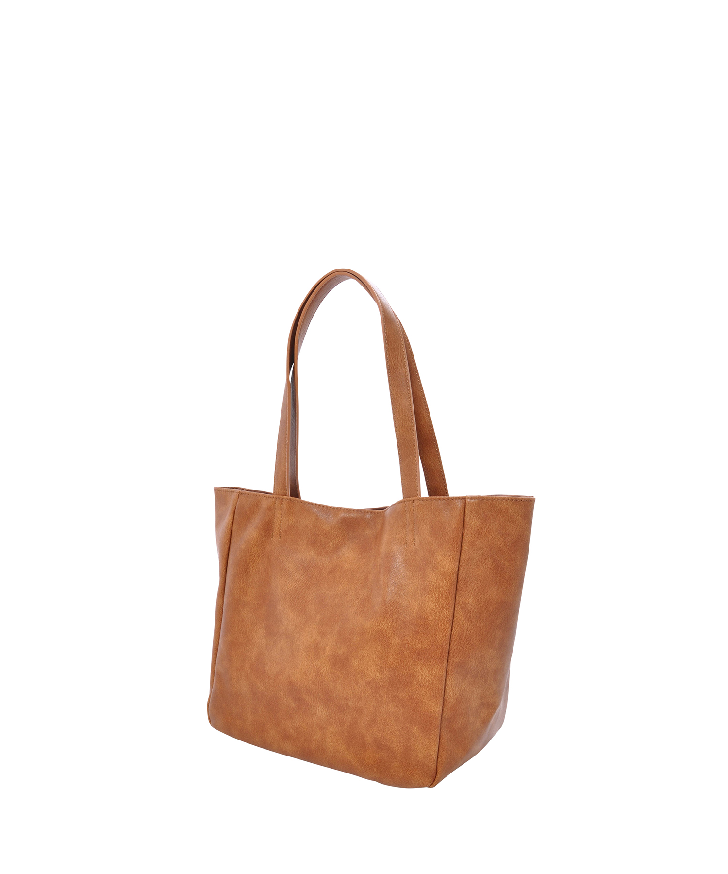 商品詳細 - ミニトートバッグ/スモーキーシボフェイクレザー