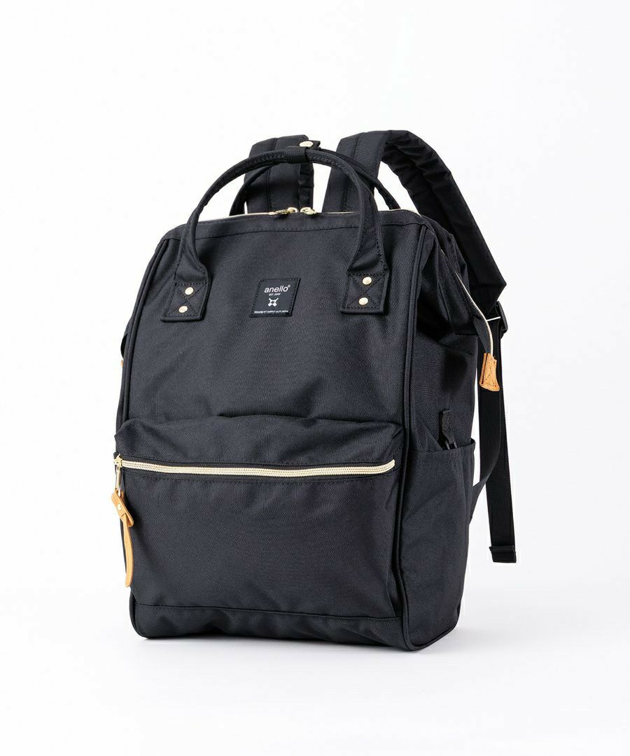 anello リュック バックパック 口金 撥水 多収納 PC収納 ﾘﾌﾟﾘｰﾌﾞ A4 CROSS BOTTLE ATB0193R