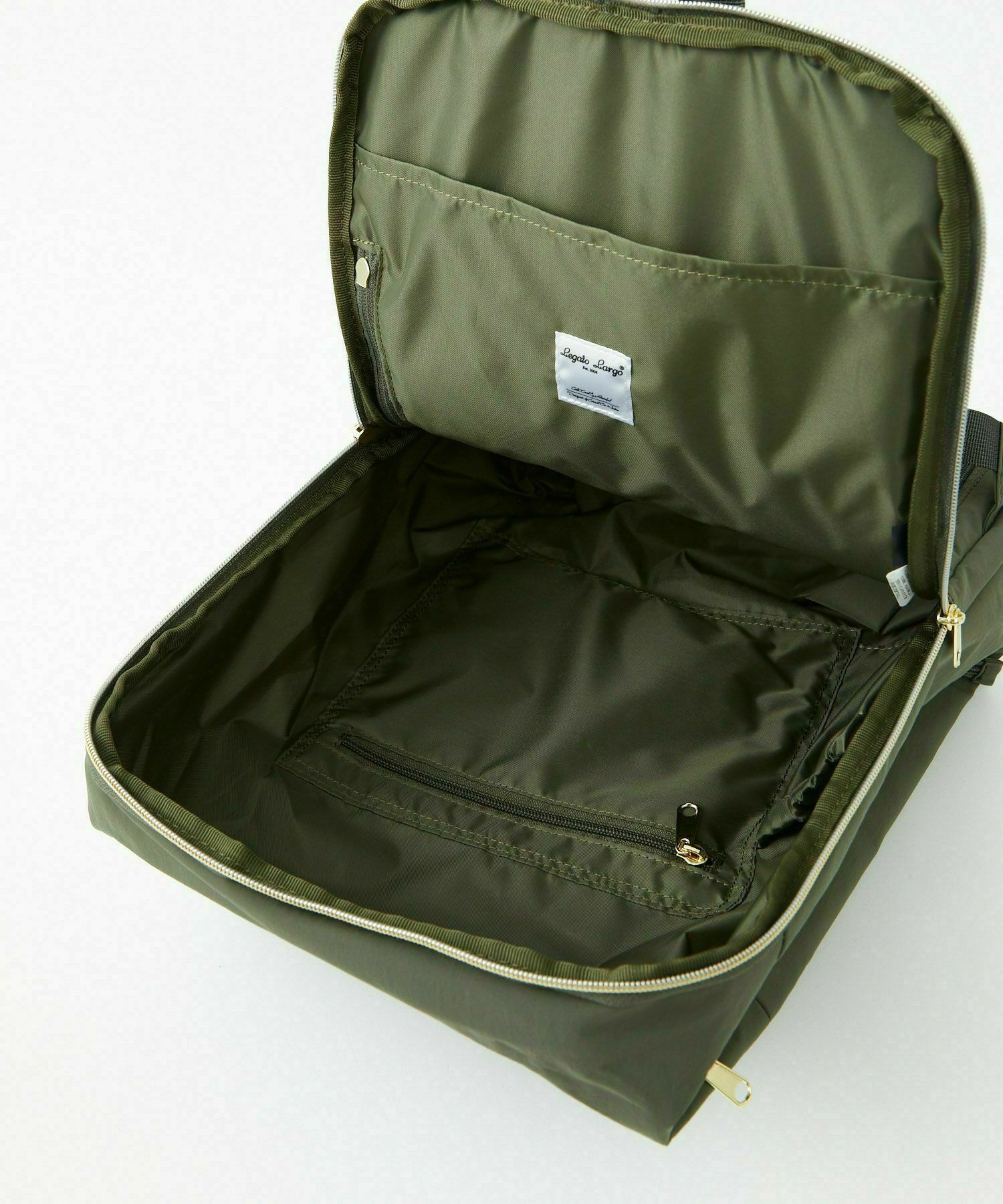 Legato Largo リュック バックパック 洗濯可能　多収納 A4 洗えるかばん LT-E1331
