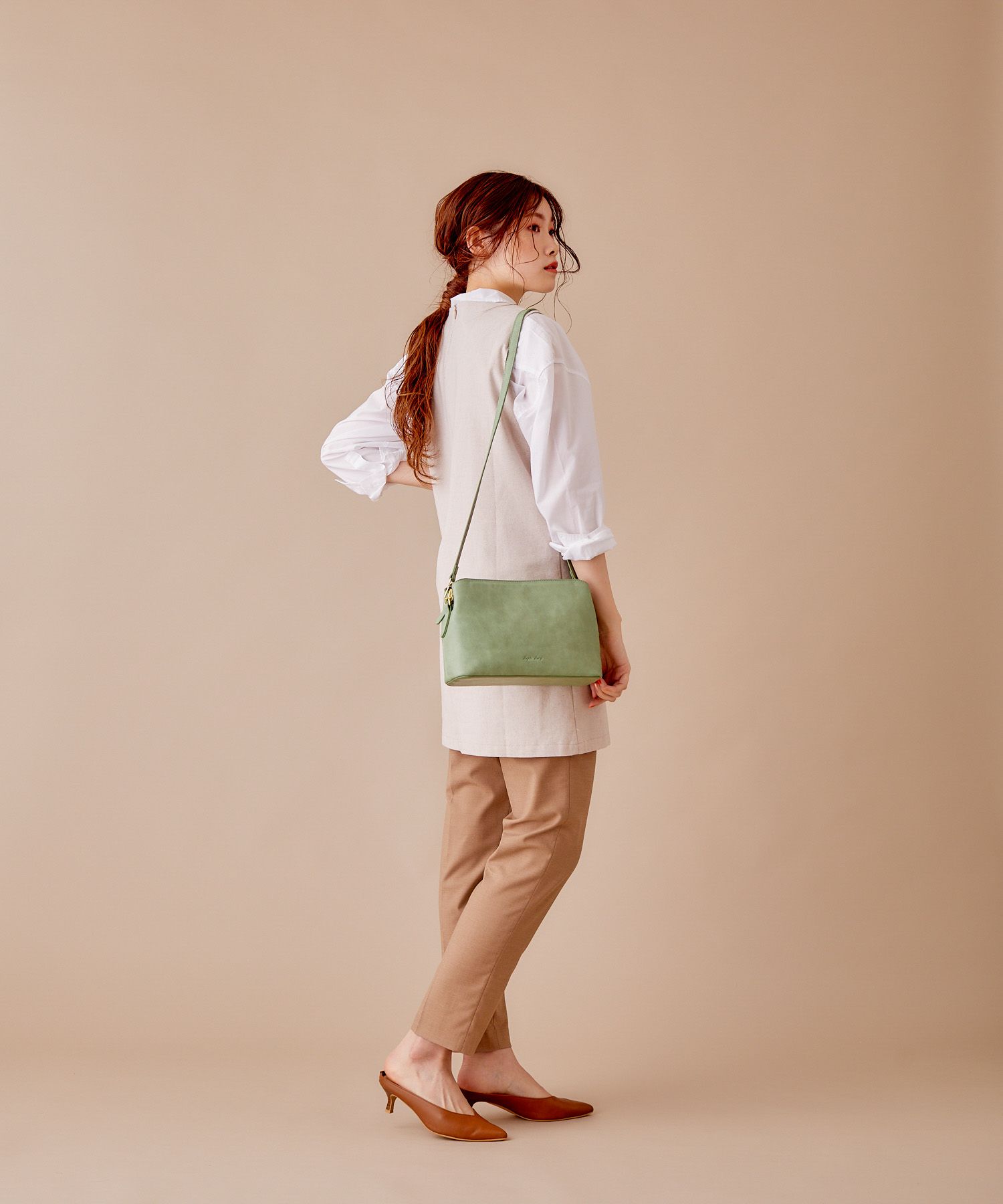 Legato Largo ショルダーバッグ 財布機能 2WAY 多収納 mini スタンダードフェイク LG-D1033A