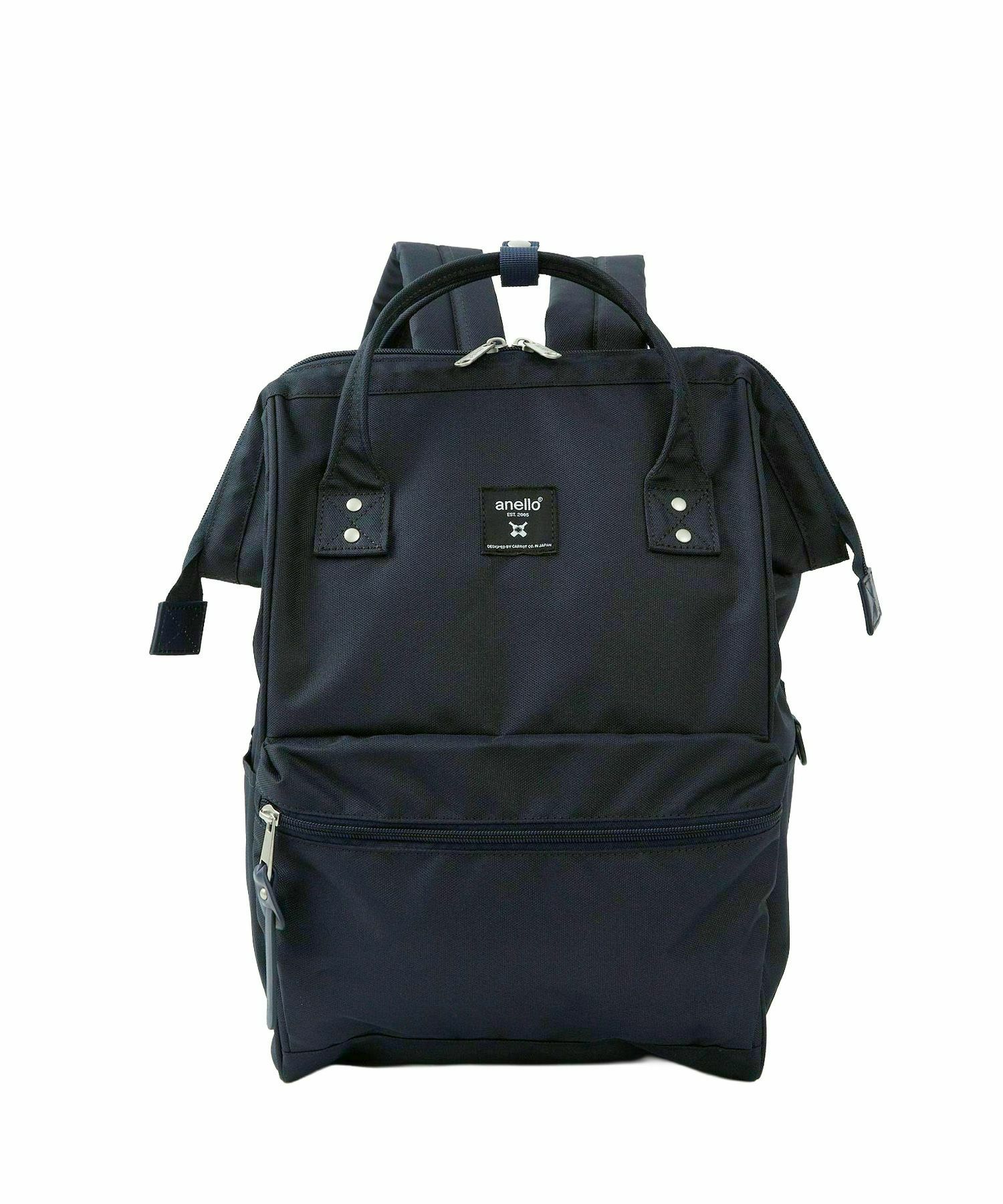 anello リュック バックパック 口金 撥水 多収納 PC収納 ﾘﾌﾟﾘｰﾌﾞ A4 CROSS BOTTLE ASS003R