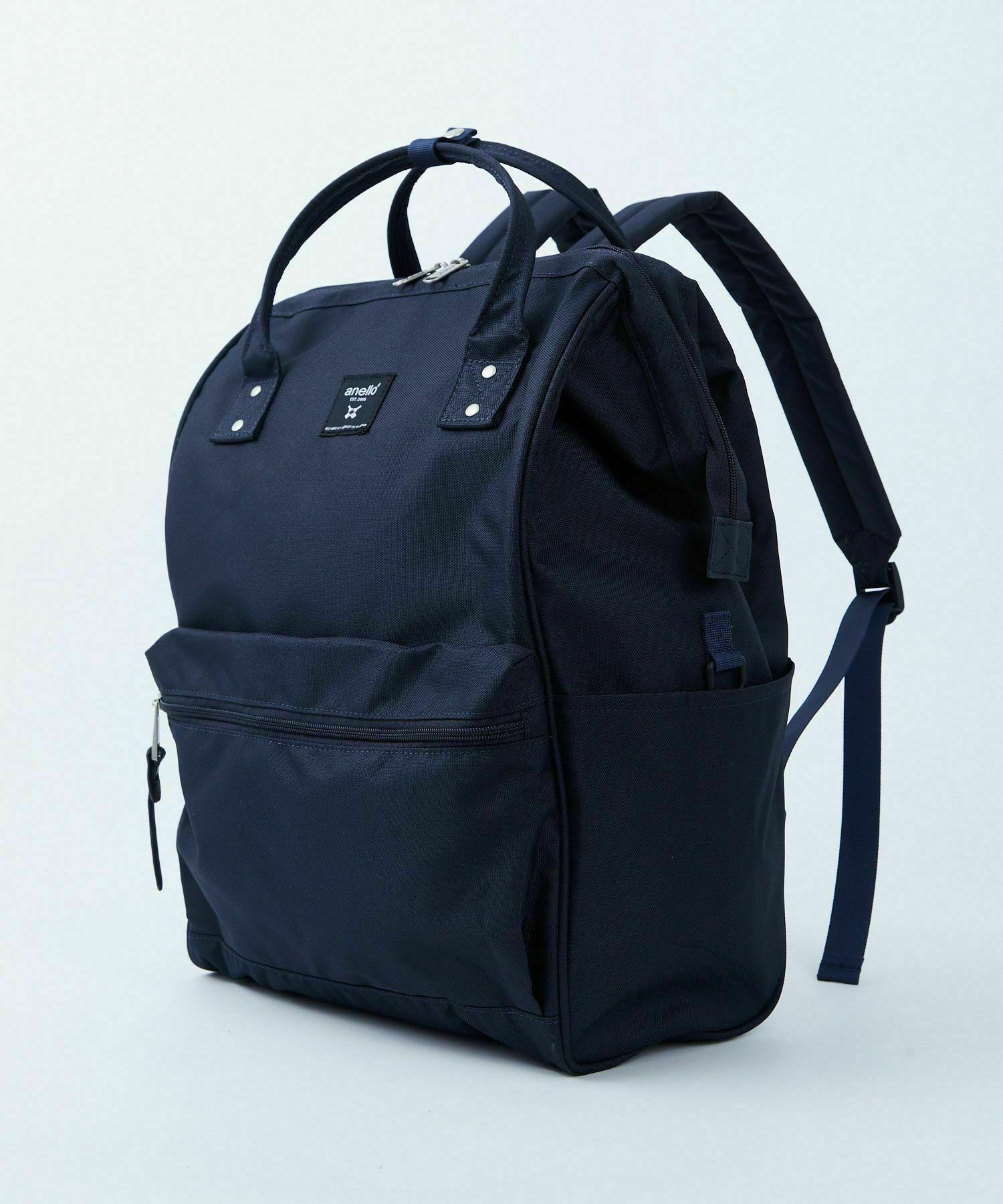 anello リュック バックパック 口金 撥水 多収納 PC収納 ﾘﾌﾟﾘｰﾌﾞ A4 CROSS BOTTLE ASS005R