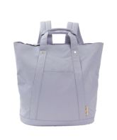 Legato Largo リュック バックパック 撥水 時短 多収納 A4 撥水加工コットン調ポリ LT-F2053