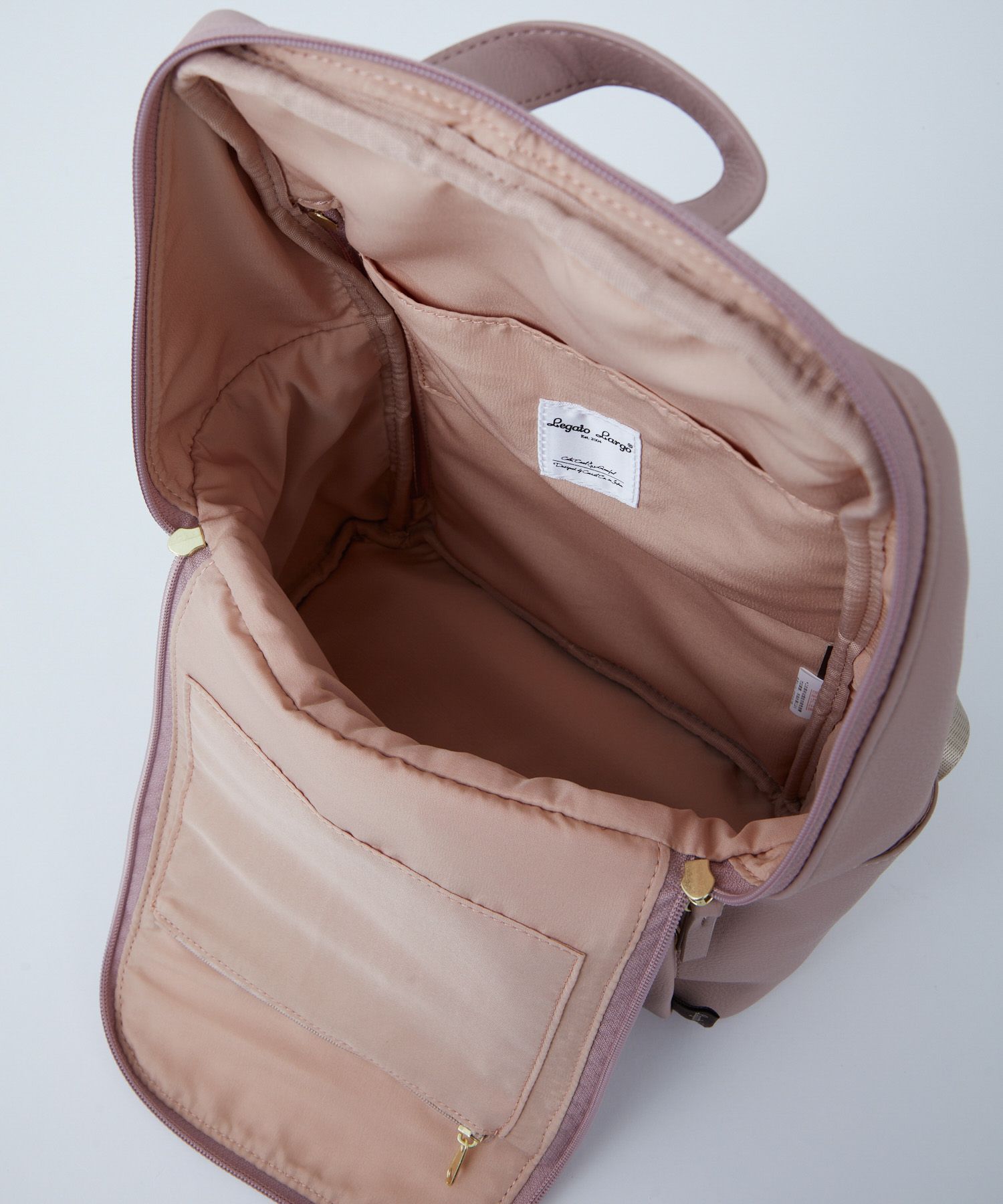 Legato Largo リュック バックパック MIHABAG 多収納 A4 マットスキンフェイクレザー LH-L0033