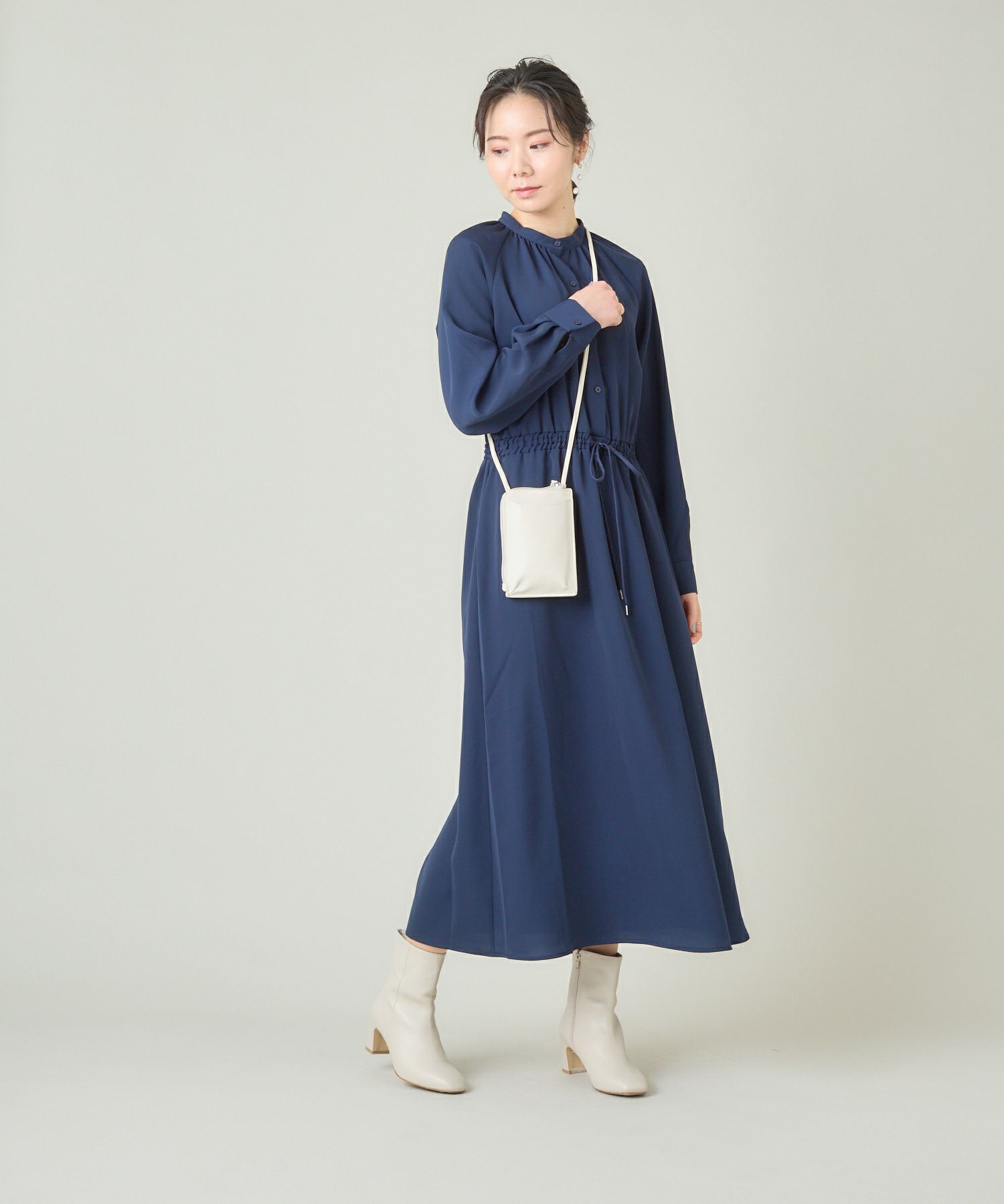 Legato Largo ショルダーバッグ  mini フルグレインフェイクレザー LG-D1161