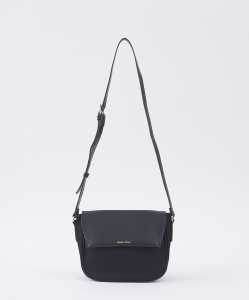 30%OFF】ミニショルダーバッグ/撥水ツイルナイロンxフェイク