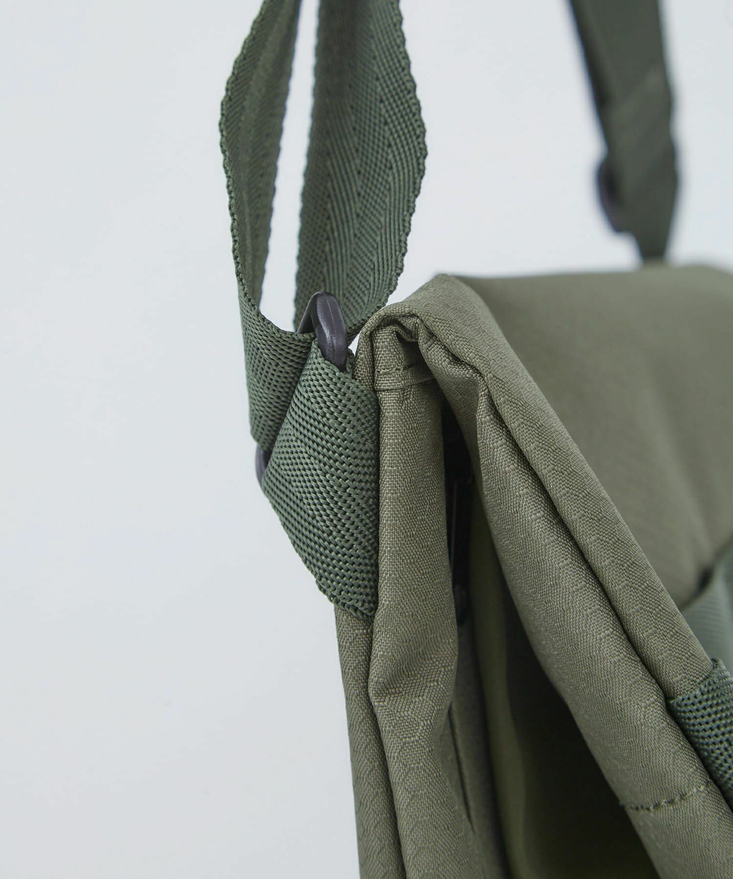 anello ショルダーバッグ 多収納 A4 OLIVE ATS0922