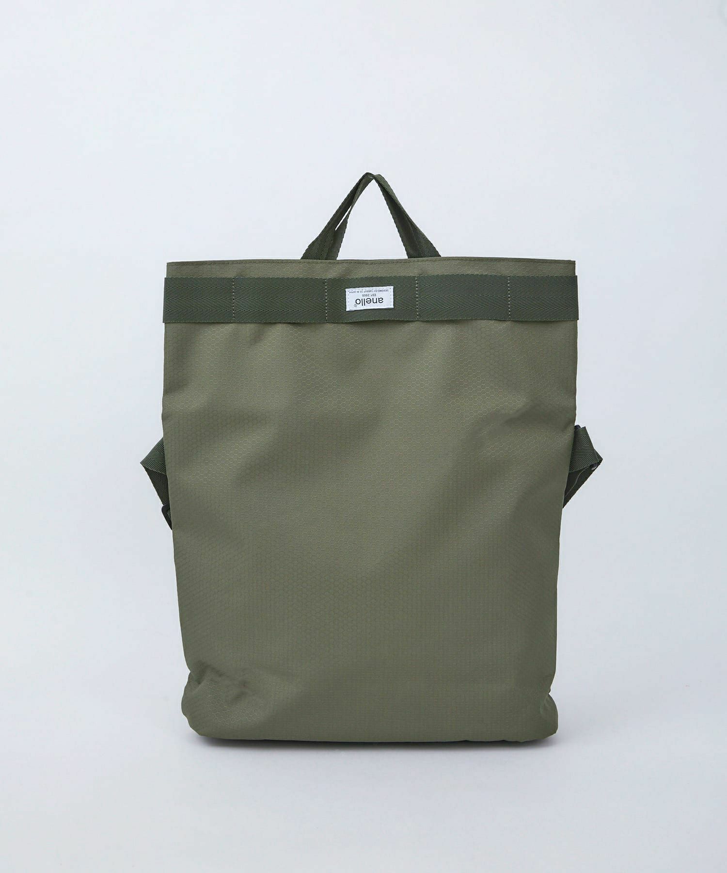 anello ショルダーバッグ 多収納 A4 OLIVE ATS0922