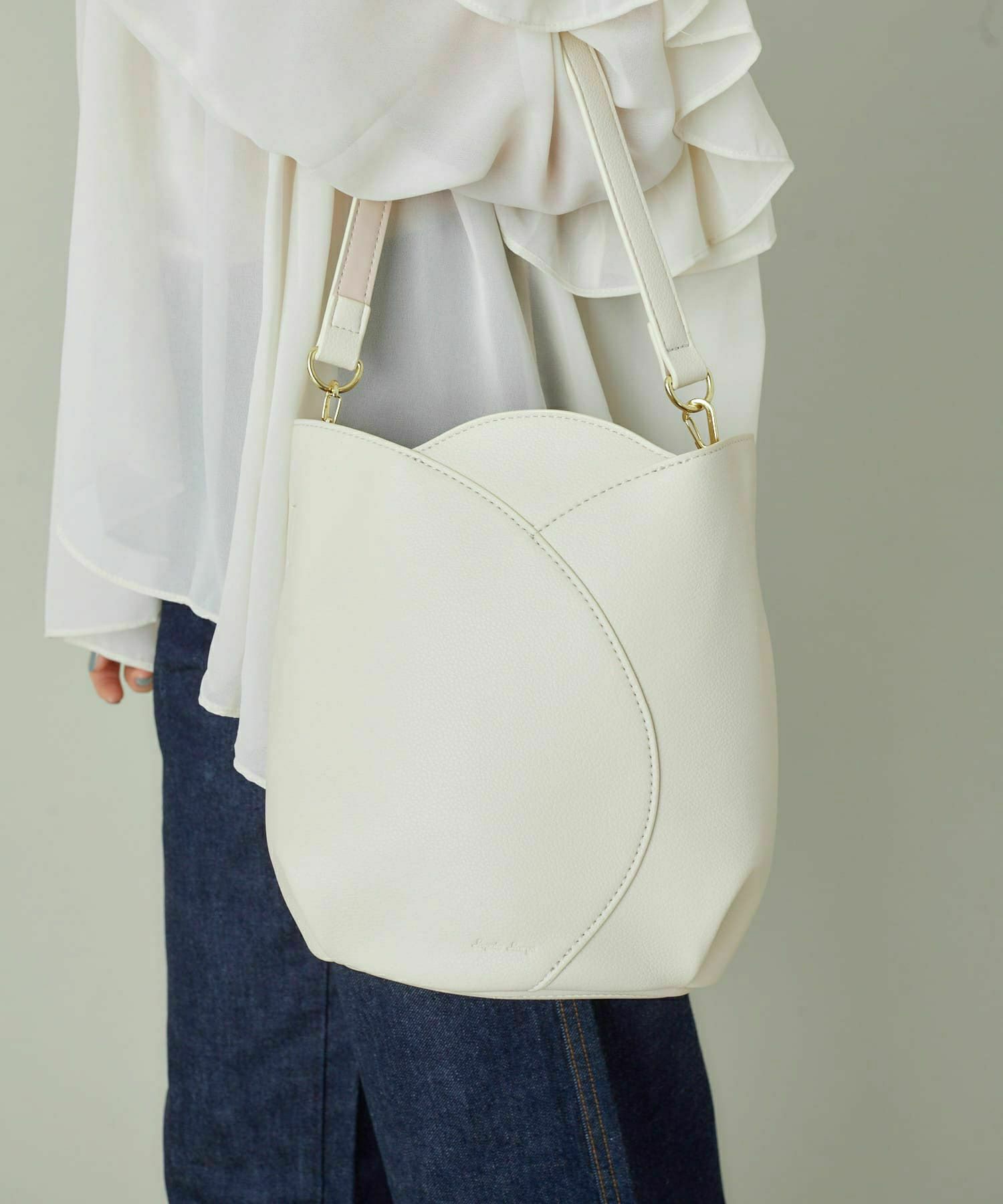 美品定価10.2万リトルリフナー 2WAY ハンドバッグチューリップL