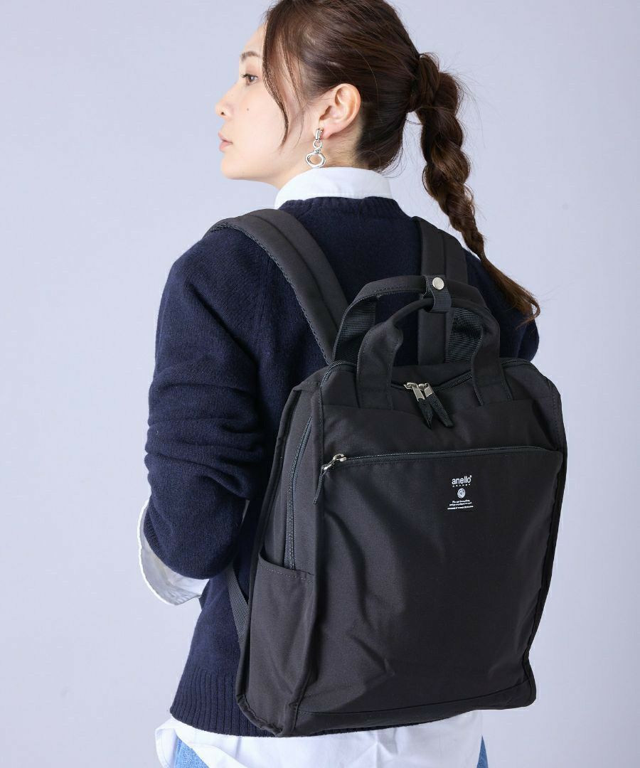 anello GRANDE リュック バックパック 軽量 撥水 多収納 10ﾎﾟｹ A4 CABIN GTM0171