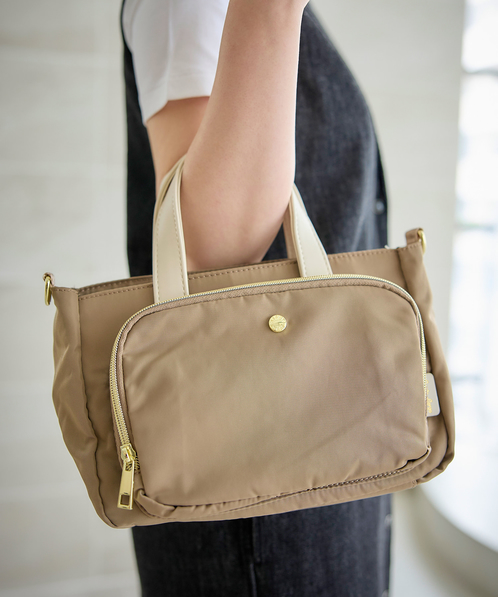 ショルダーバッグ・ポシェット ^LEATHERY^ Weave Rope Tassel Bag IVORY LRBG4202IV お財布ショルダーバッグ/撥水ツイルナイロン | ショルダーバッグ