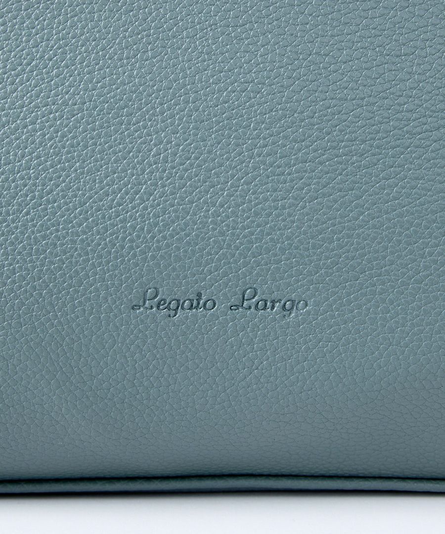 Legato Largo ショルダーバッグ 2WAY 多機能 A5 クリーミィシボフェイクレザー LG-D1281