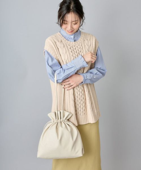 【オーダー品】　巾着バッグ　トートバッグ ≪ぎゅぎゅっトート≫ 巾着バッグ | トートバッグ | - carrot