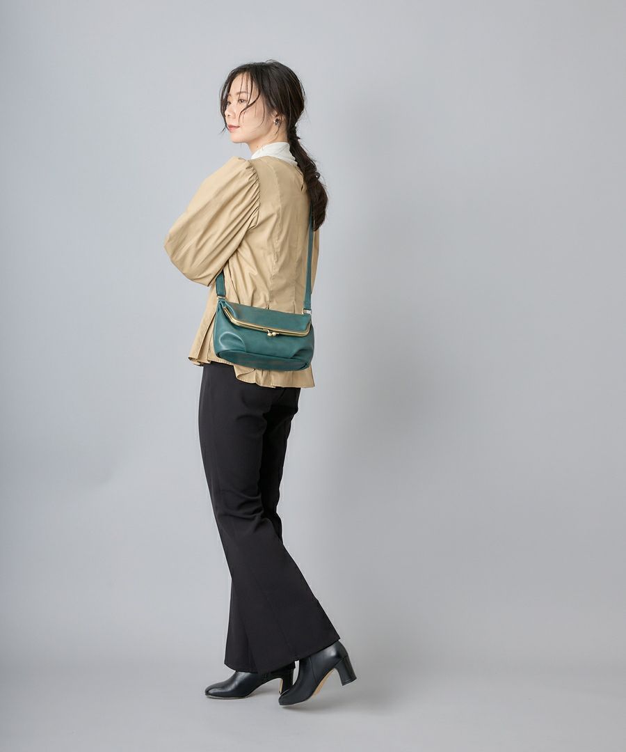 Legato Largo ショルダーバッグ  A5 パカッとがま口 LG-V0121