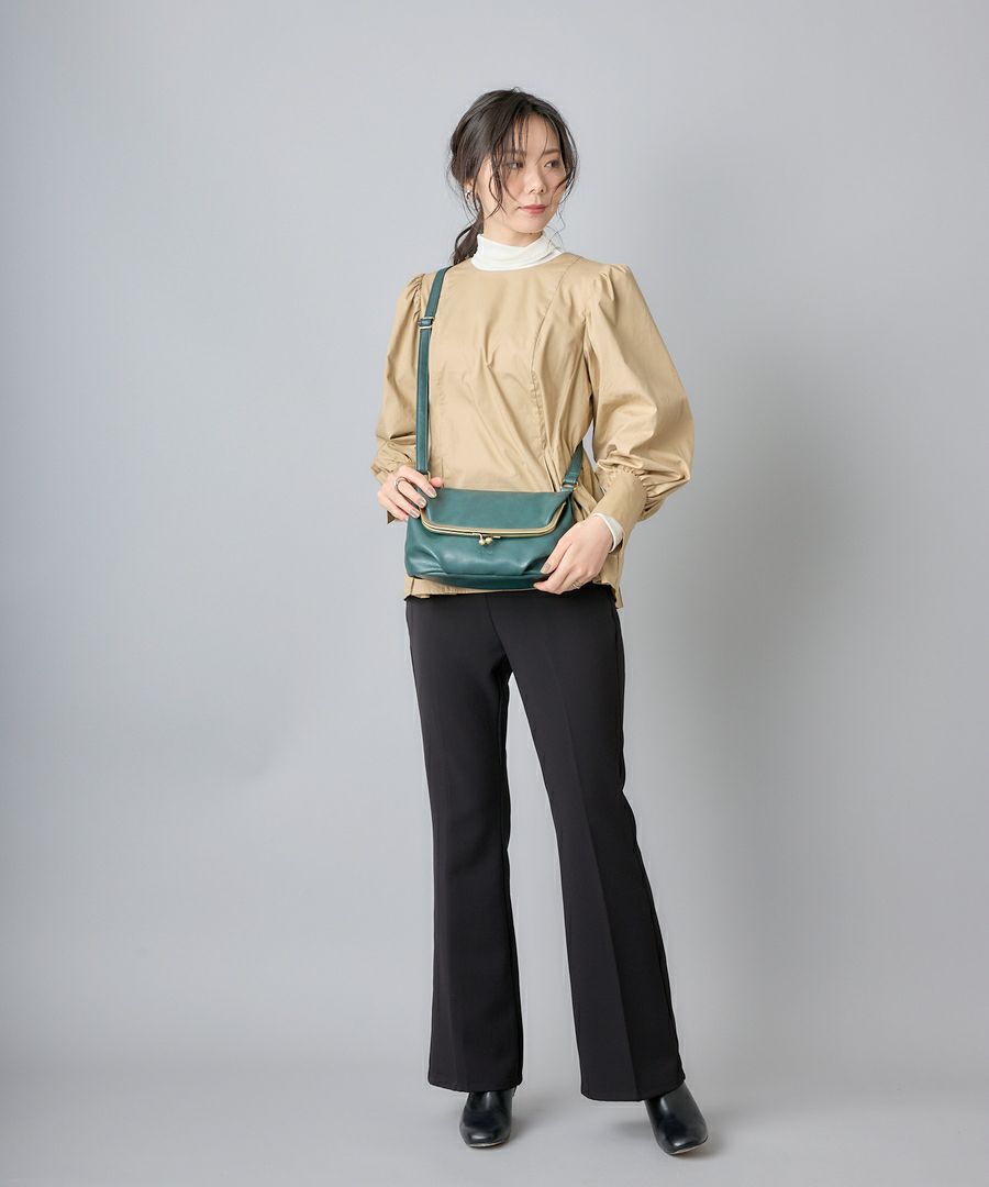 Legato Largo ショルダーバッグ  A5 パカッとがま口 LG-V0121