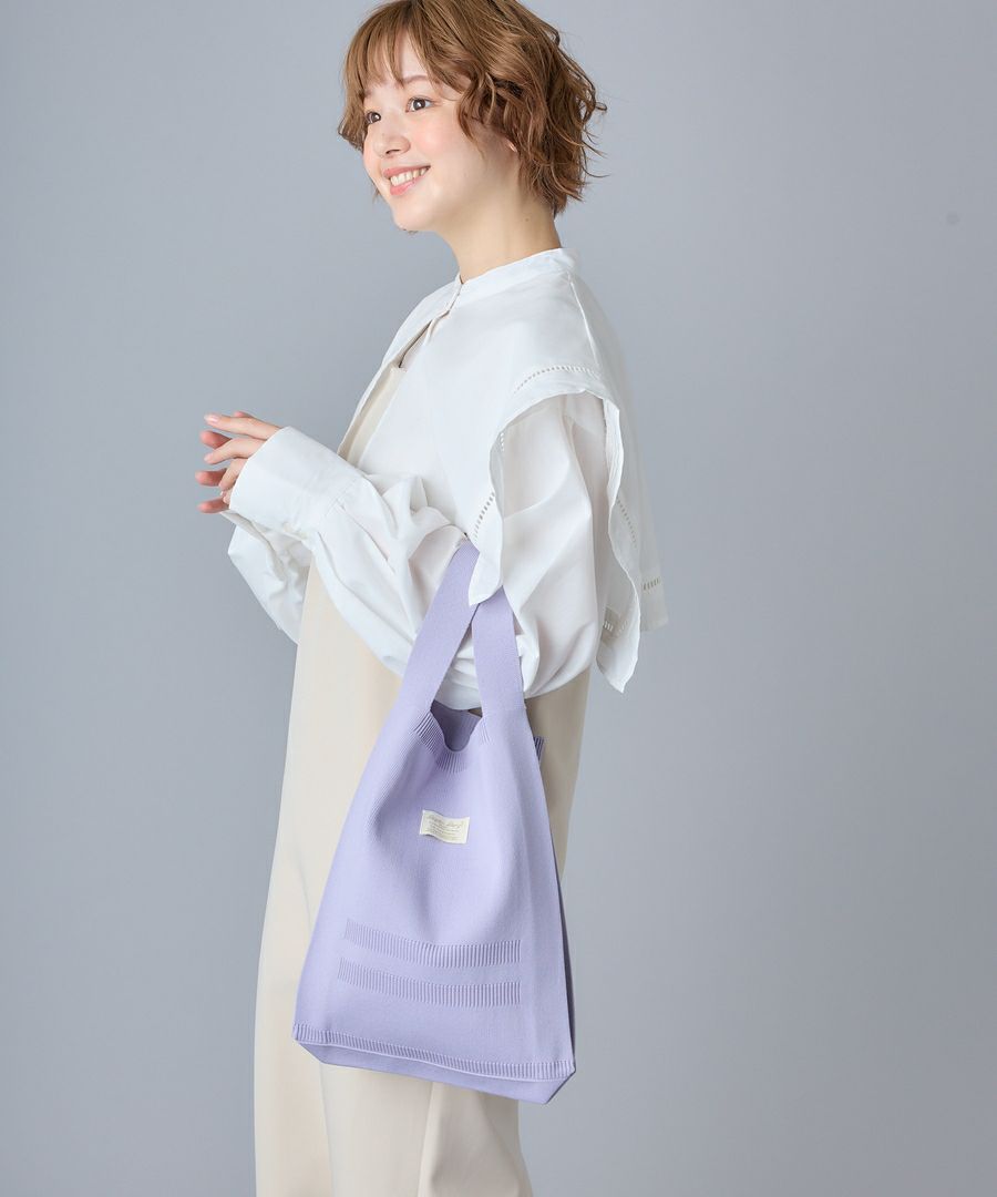 Legato Largo トートバッグ  A4 ニットバッグ LJ-A0002