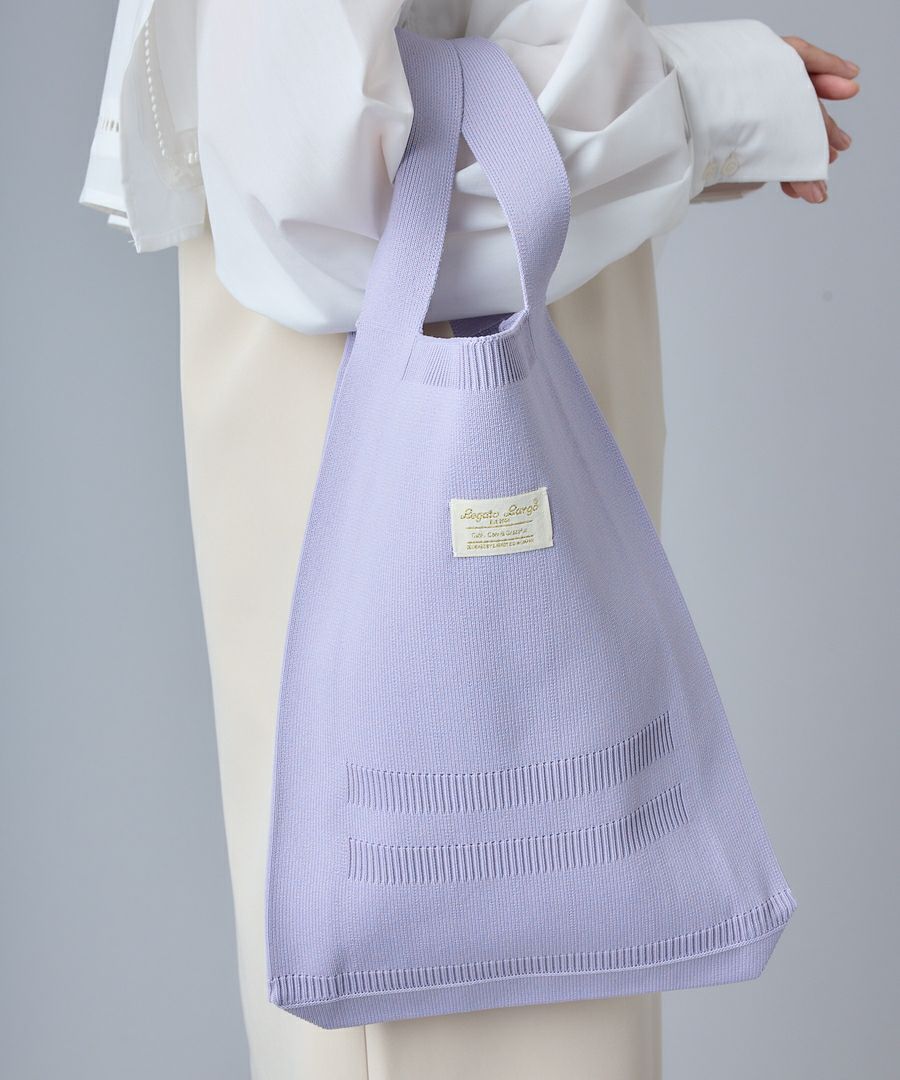 Legato Largo トートバッグ  A4 ニットバッグ LJ-A0002